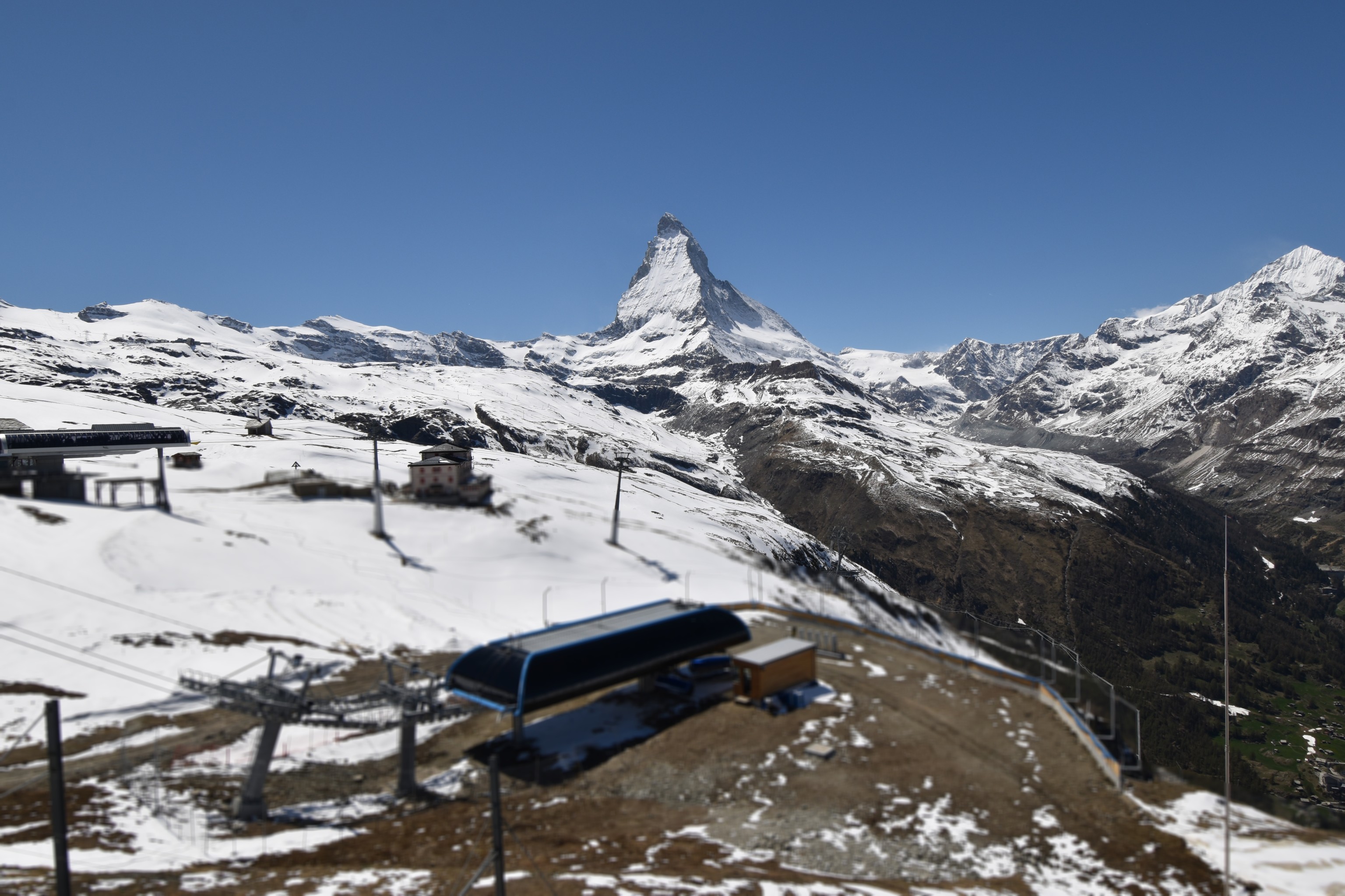 Archived image Webcam Riffelberg Panorama Zermatt