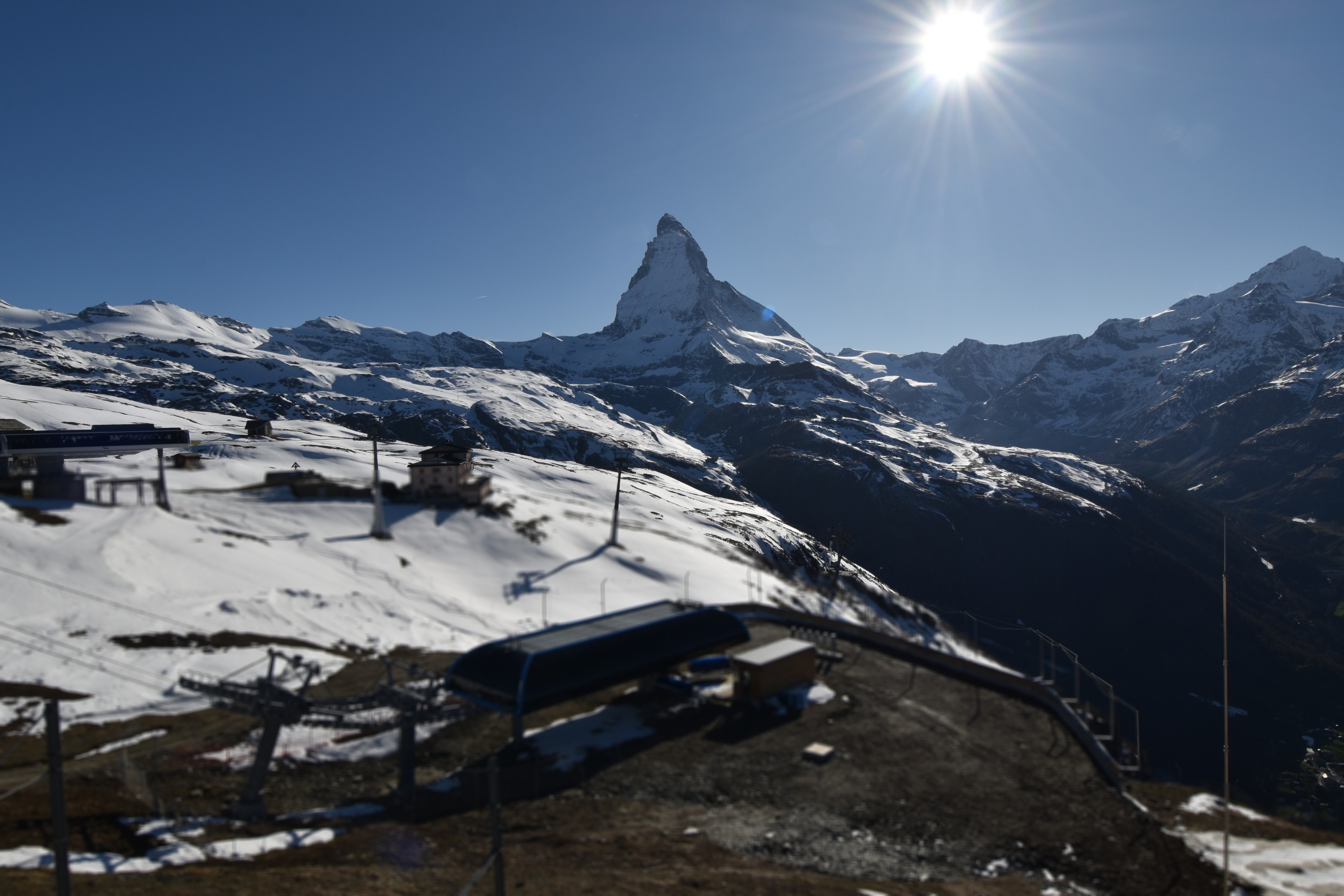 Archived image Webcam Riffelberg Panorama Zermatt