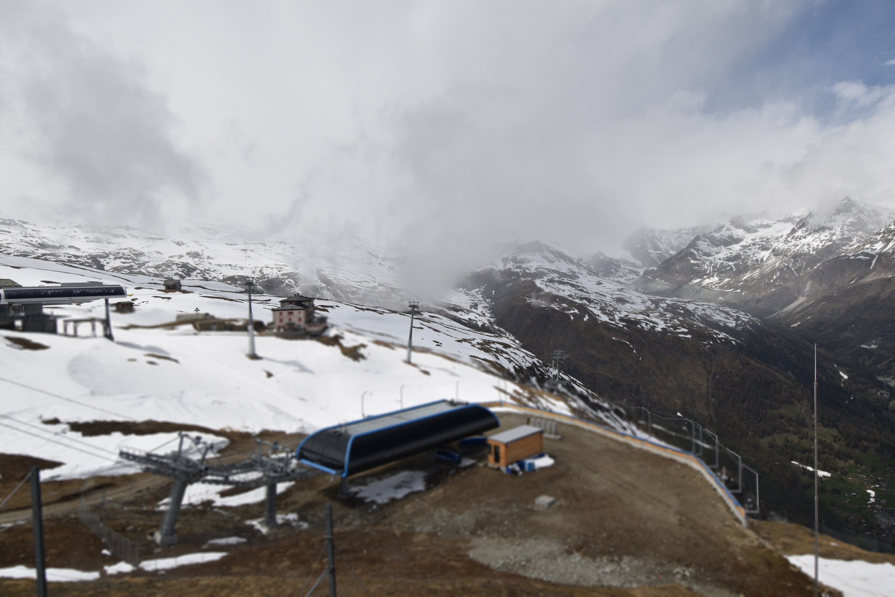 Archiv Foto Webcam Riffelberg Panorama Zermatt