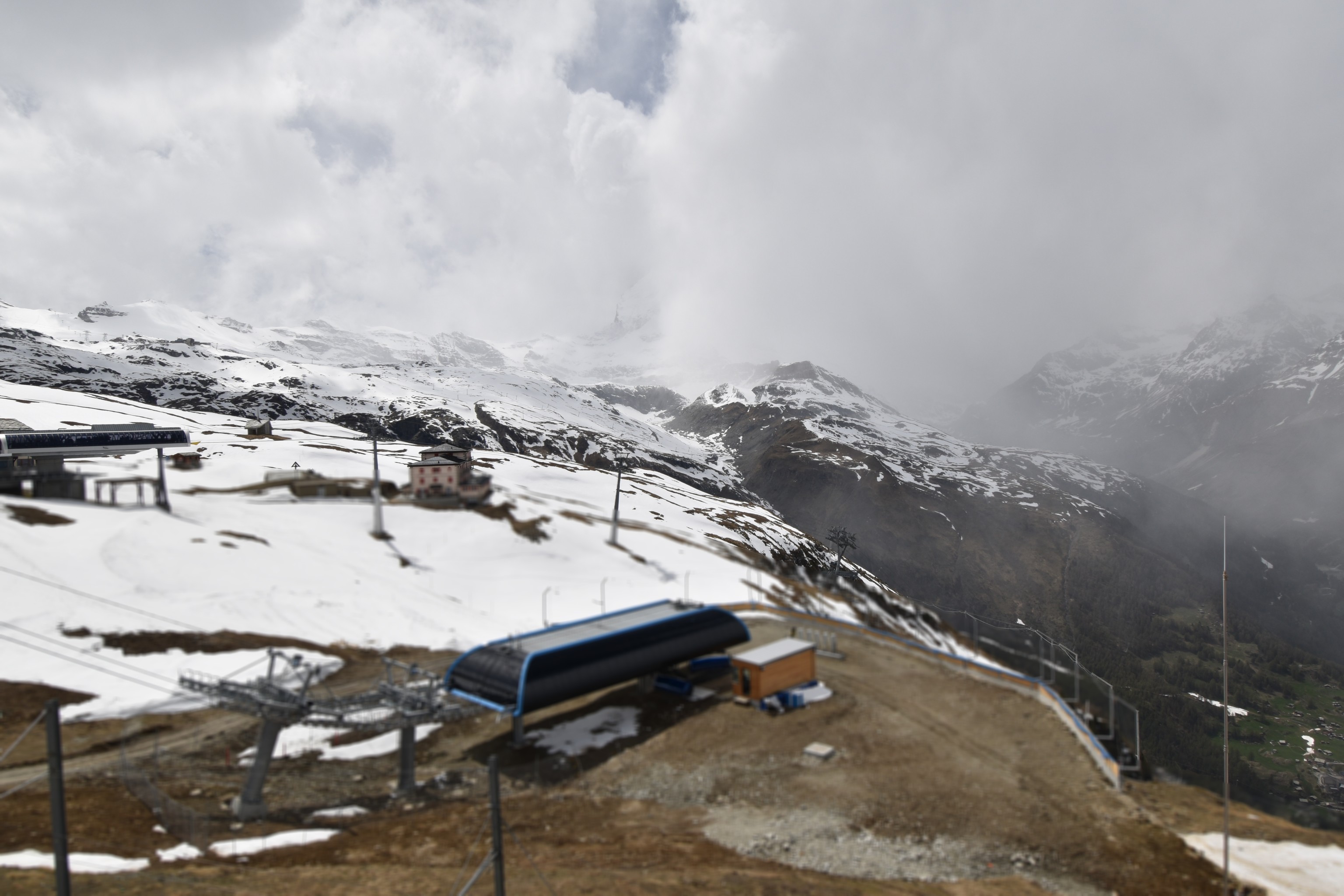 Archiv Foto Webcam Riffelberg Panorama Zermatt