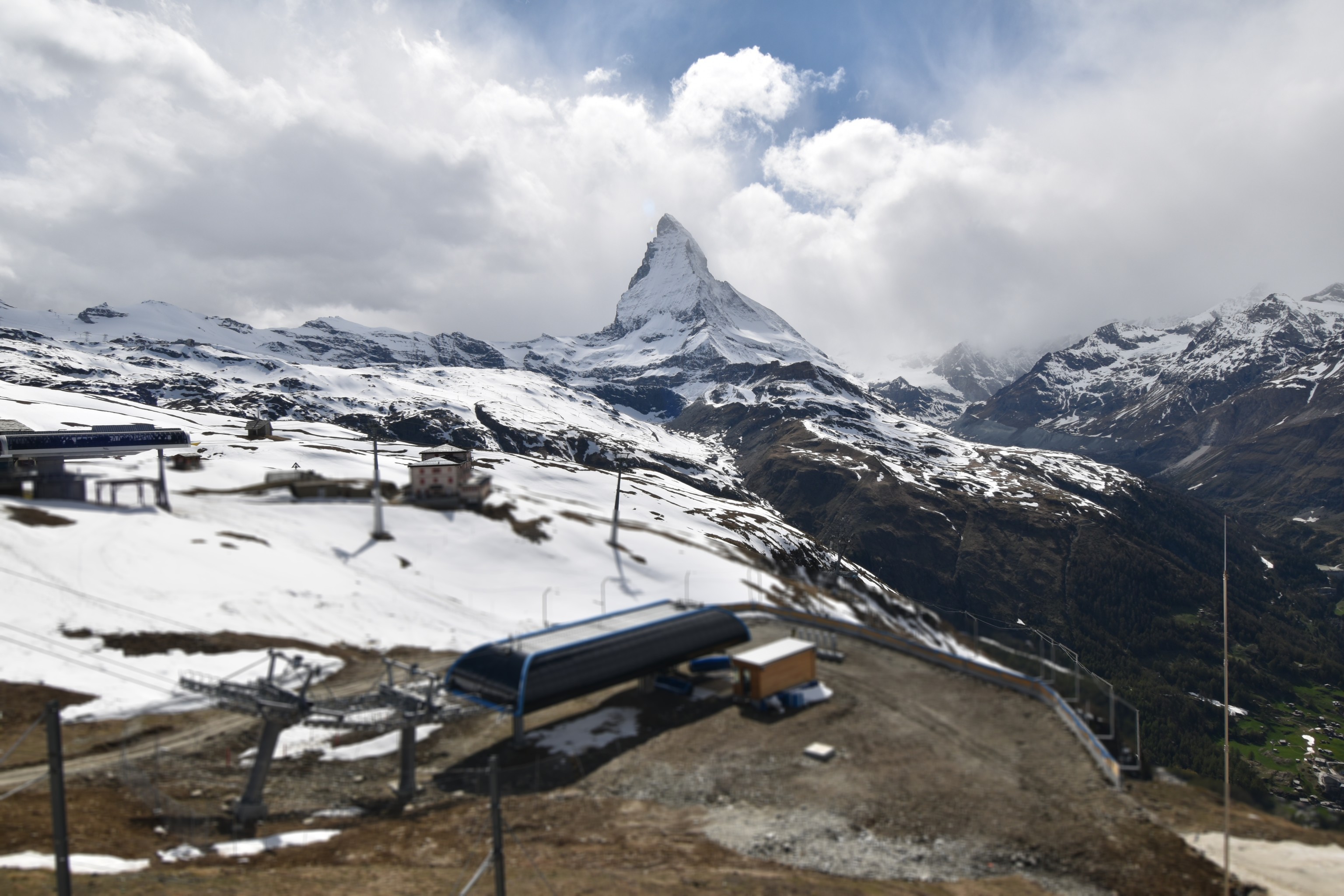 Archiv Foto Webcam Riffelberg Panorama Zermatt