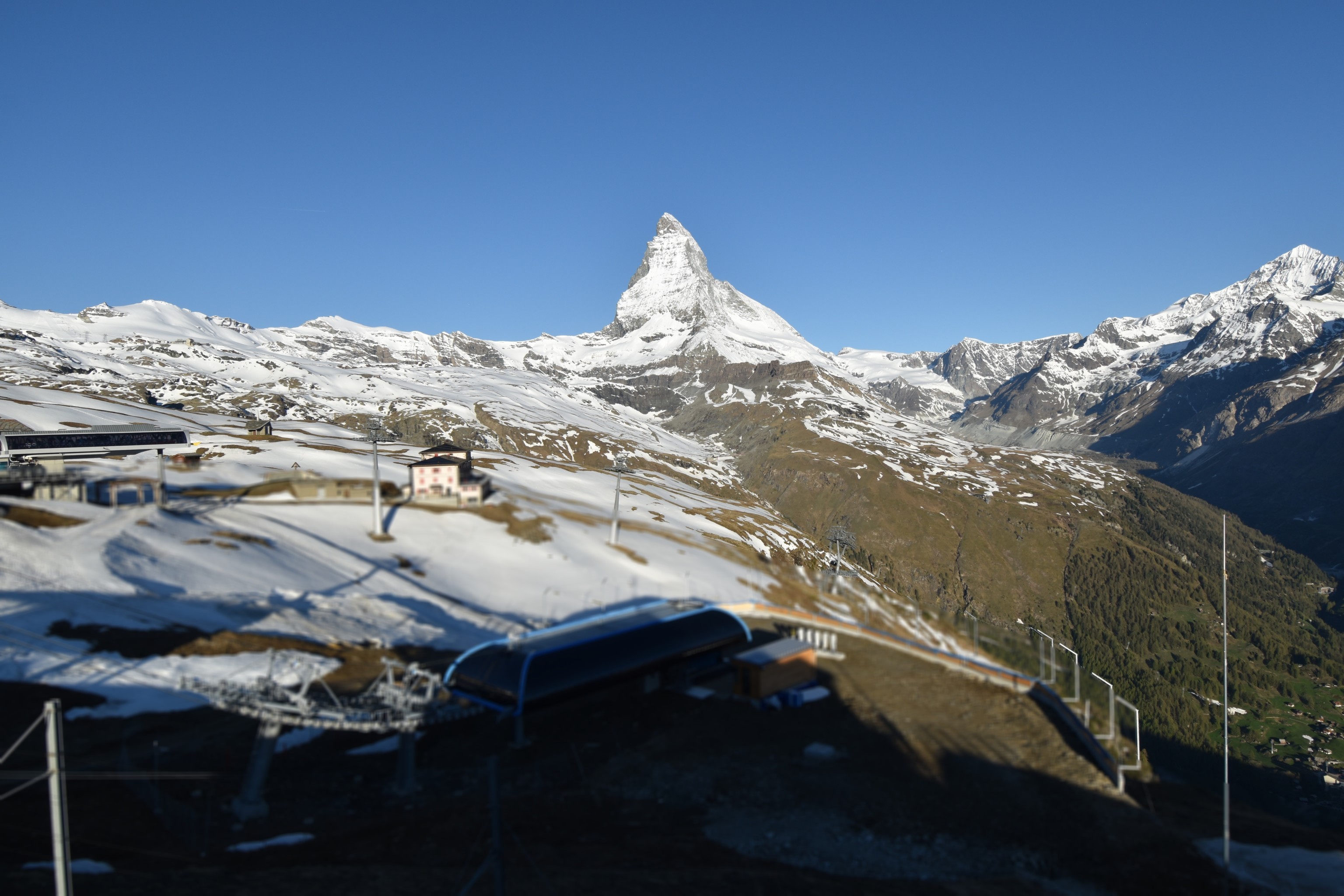 Archived image Webcam Riffelberg Panorama Zermatt