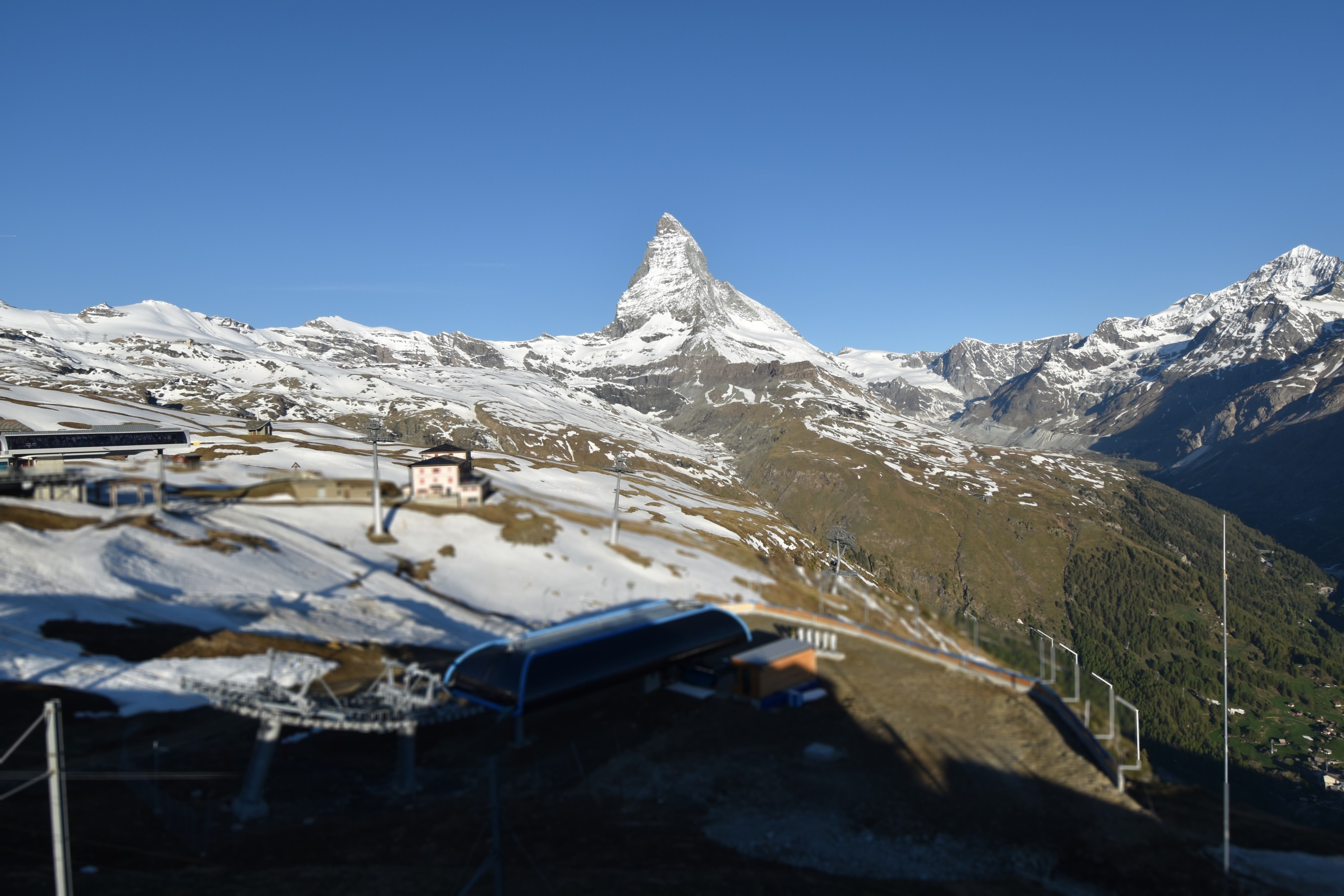 Archiv Foto Webcam Riffelberg Panorama Zermatt