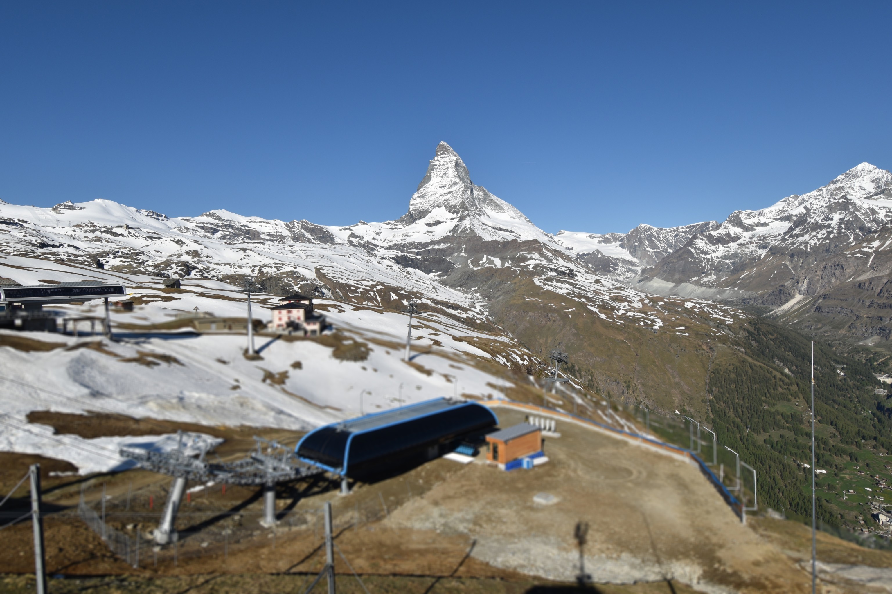Archiv Foto Webcam Riffelberg Panorama Zermatt