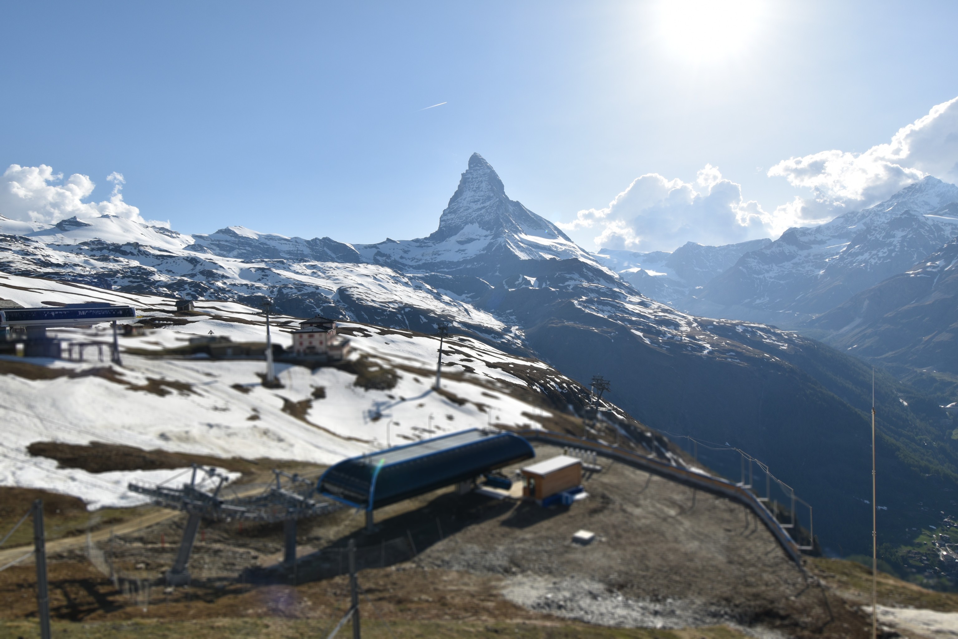 Archiv Foto Webcam Riffelberg Panorama Zermatt