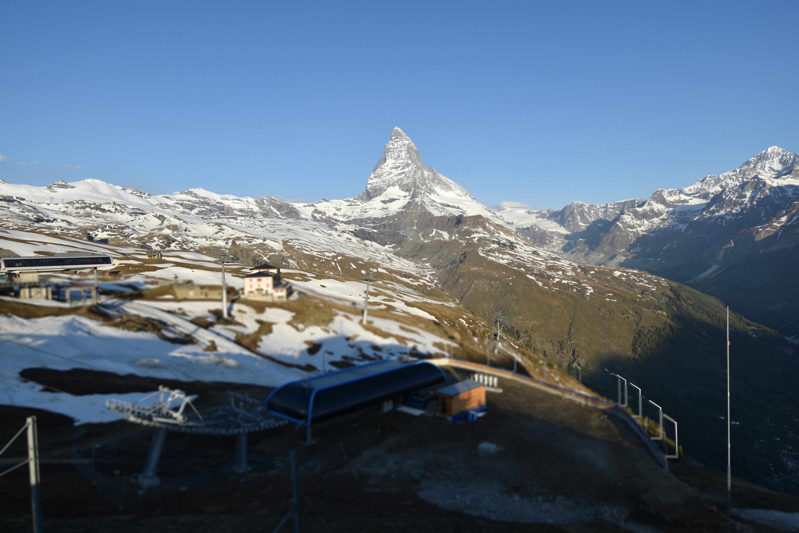 Archived image Webcam Riffelberg Panorama Zermatt