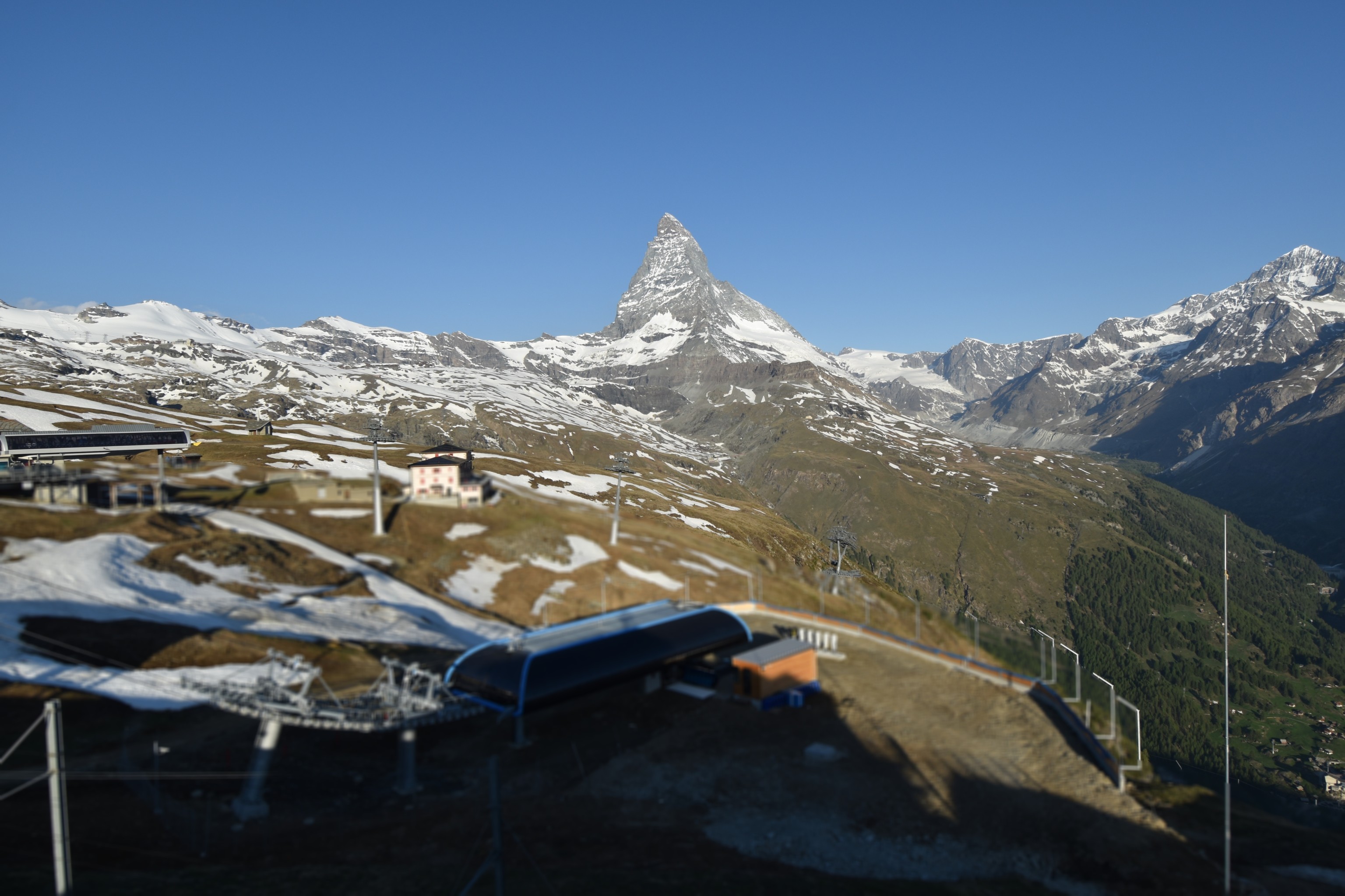 Archived image Webcam Riffelberg Panorama Zermatt