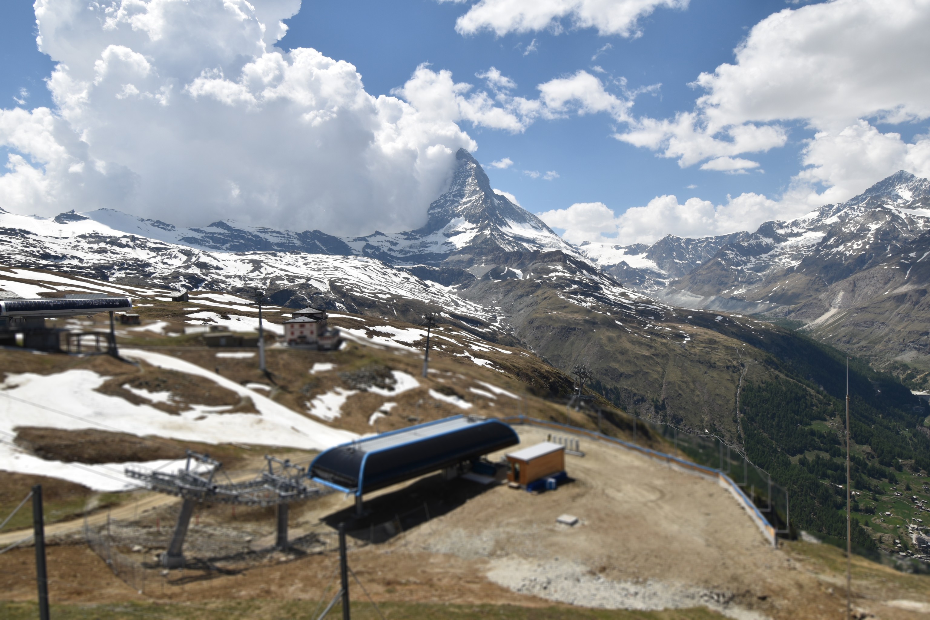 Archived image Webcam Riffelberg Panorama Zermatt