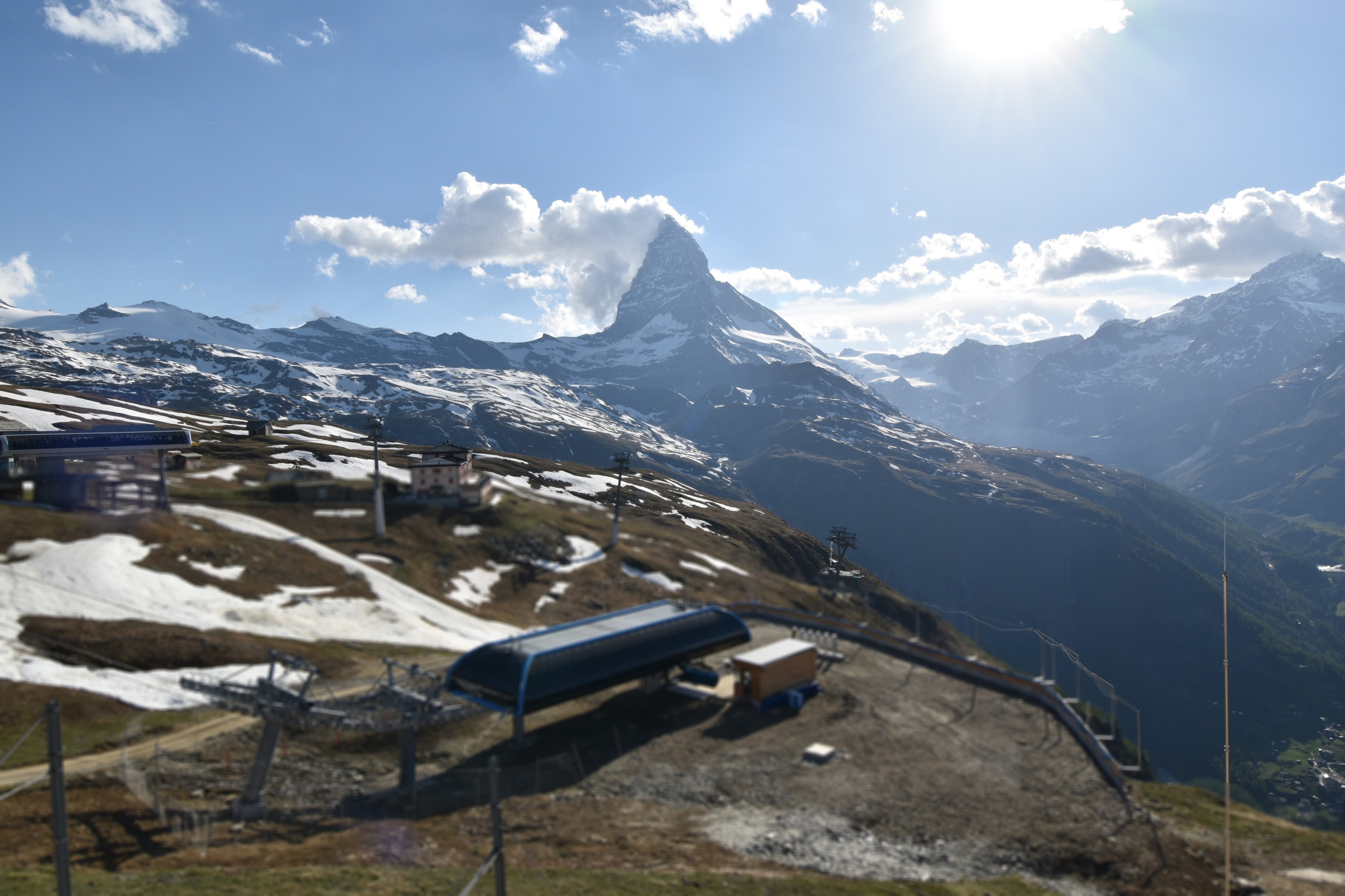 Archived image Webcam Riffelberg Panorama Zermatt