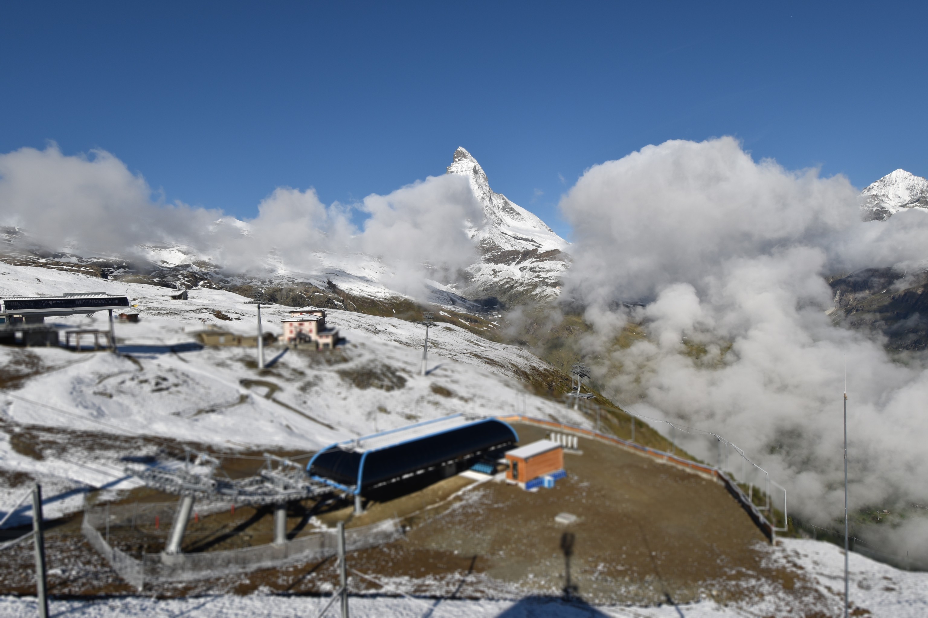 Archiv Foto Webcam Riffelberg Panorama Zermatt