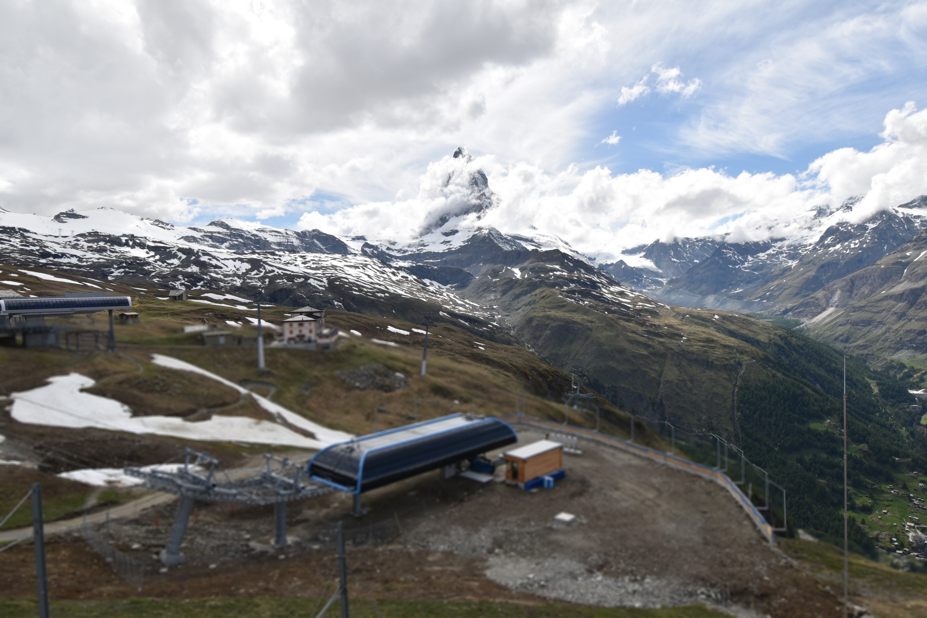 Archiv Foto Webcam Riffelberg Panorama Zermatt