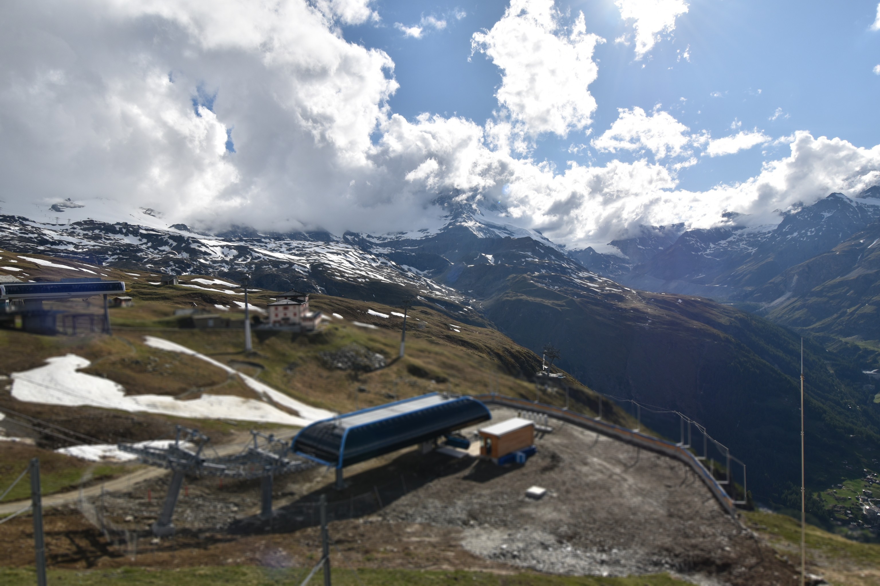 Archiv Foto Webcam Riffelberg Panorama Zermatt