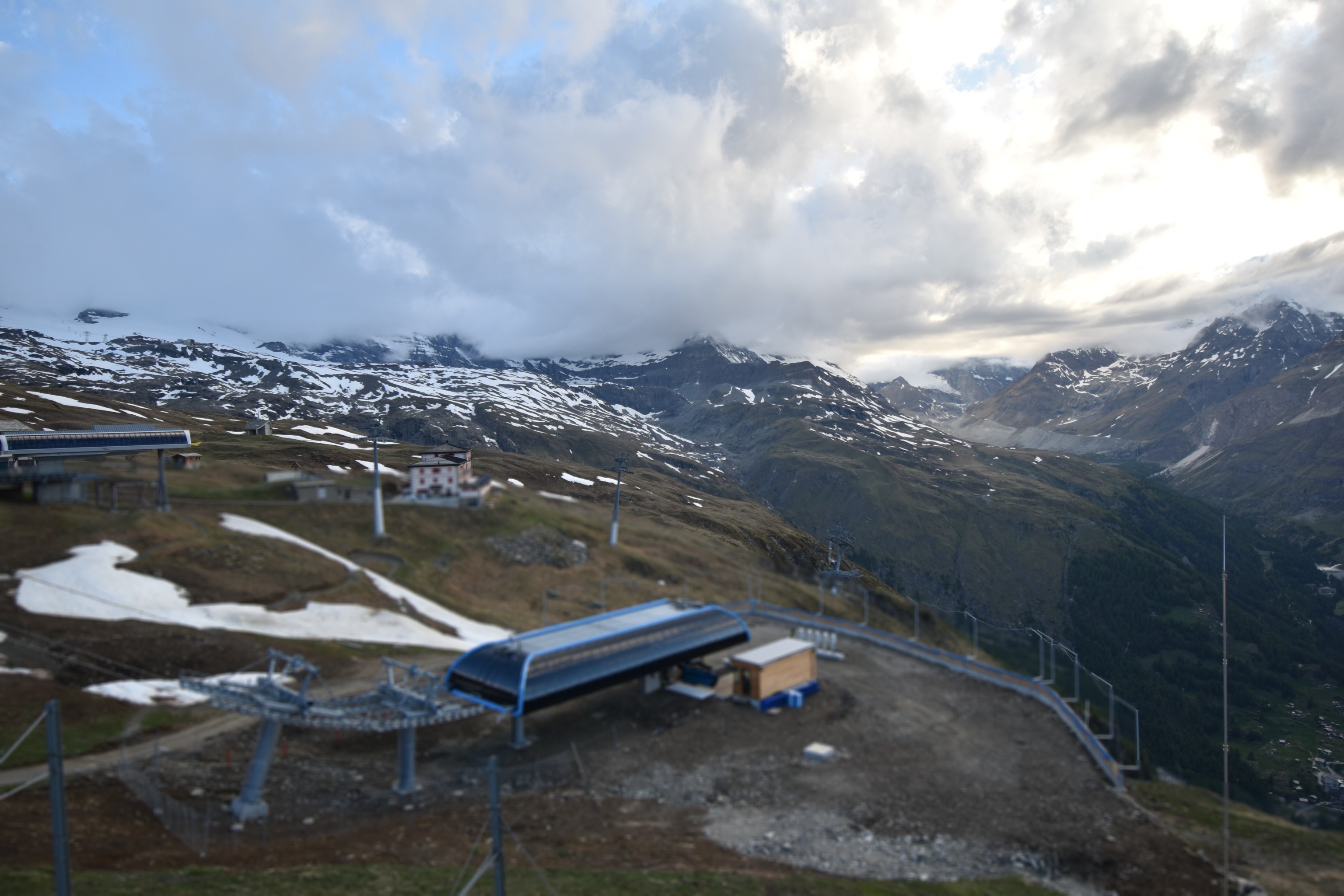 Archiv Foto Webcam Riffelberg Panorama Zermatt