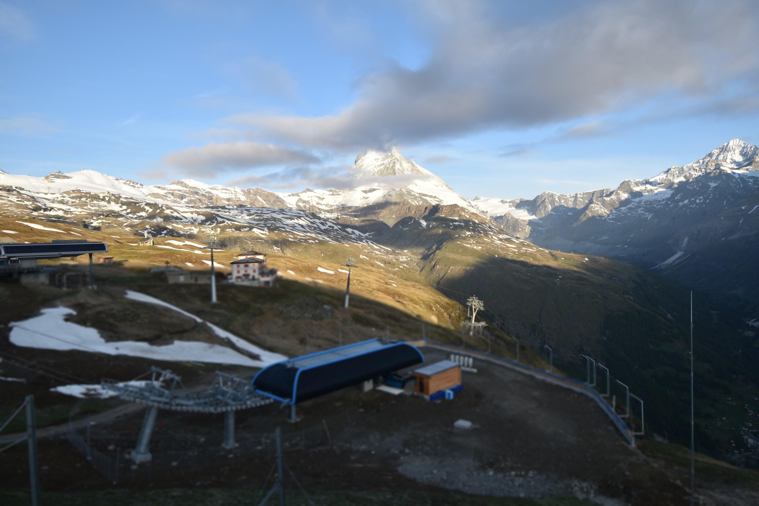 Archiv Foto Webcam Riffelberg Panorama Zermatt
