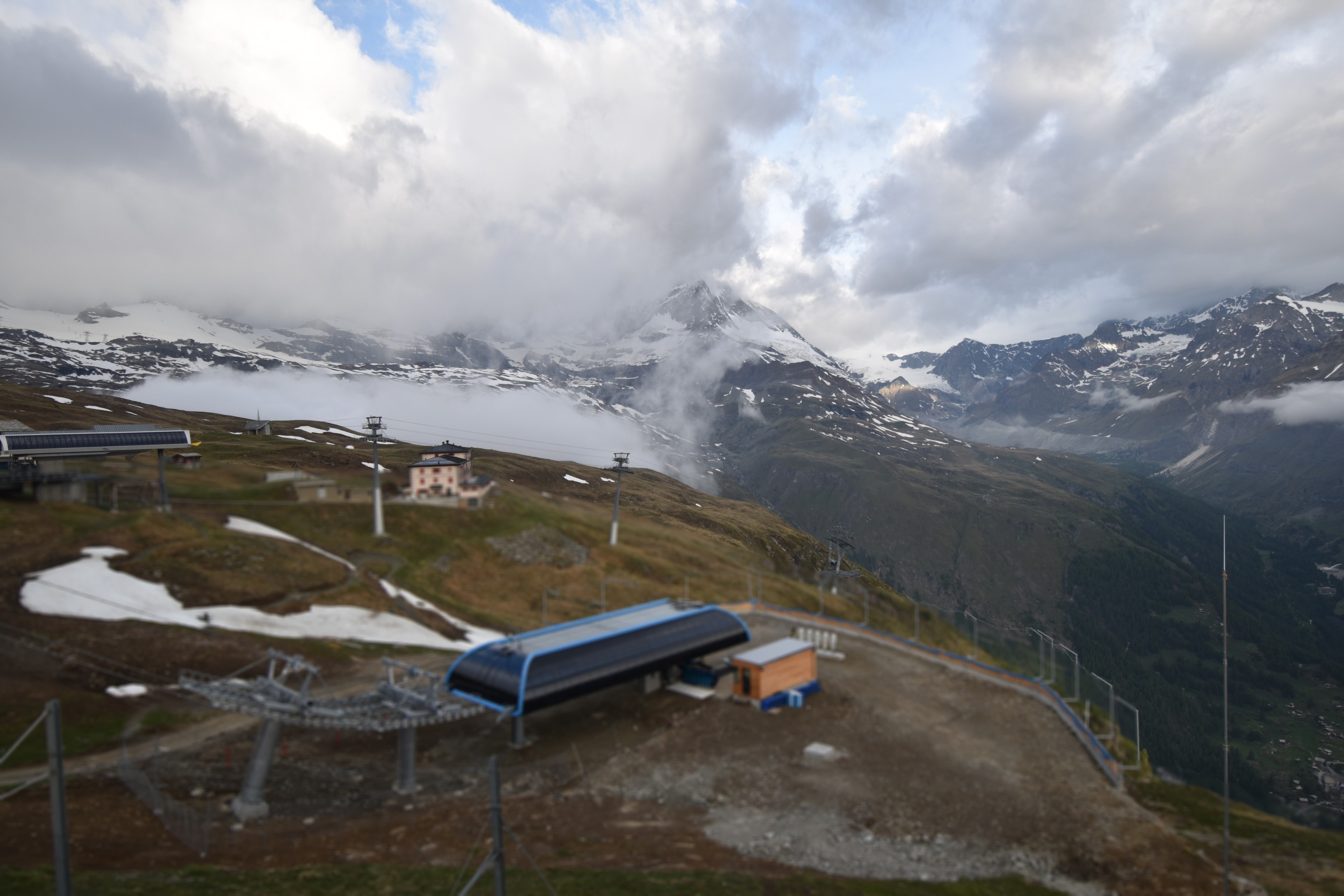 Archiv Foto Webcam Riffelberg Panorama Zermatt