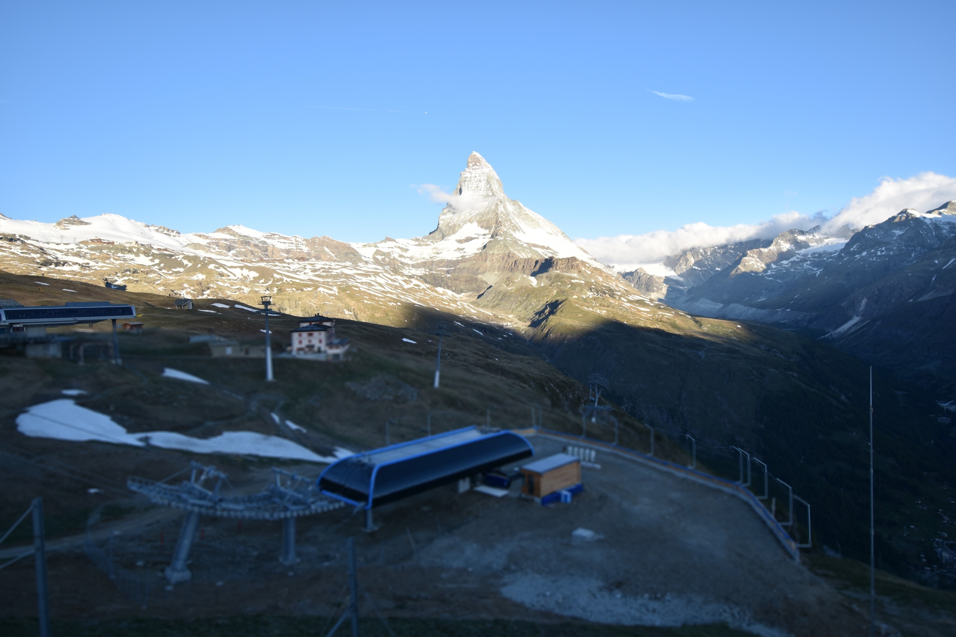 Archiv Foto Webcam Riffelberg Panorama Zermatt