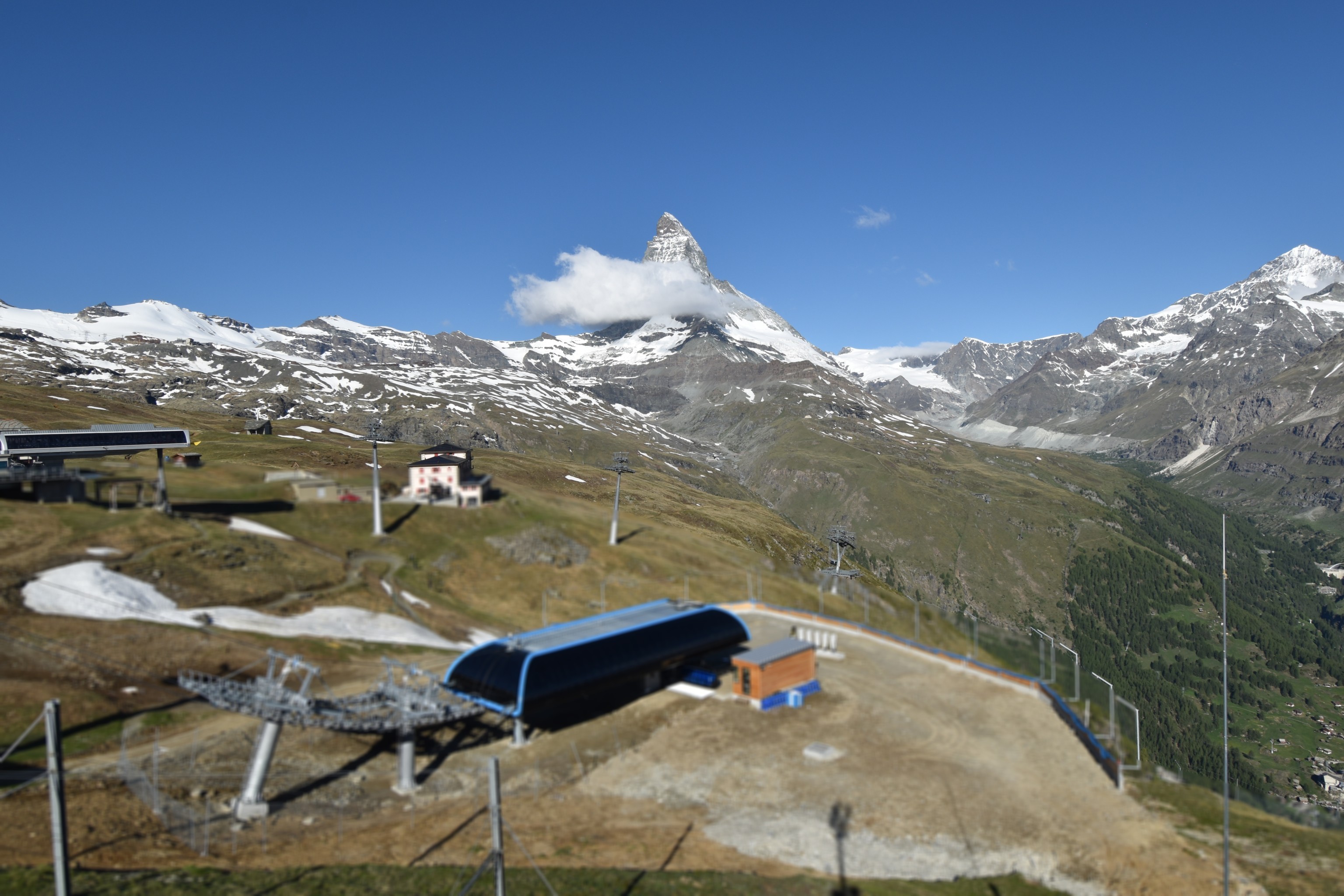Archiv Foto Webcam Riffelberg Panorama Zermatt
