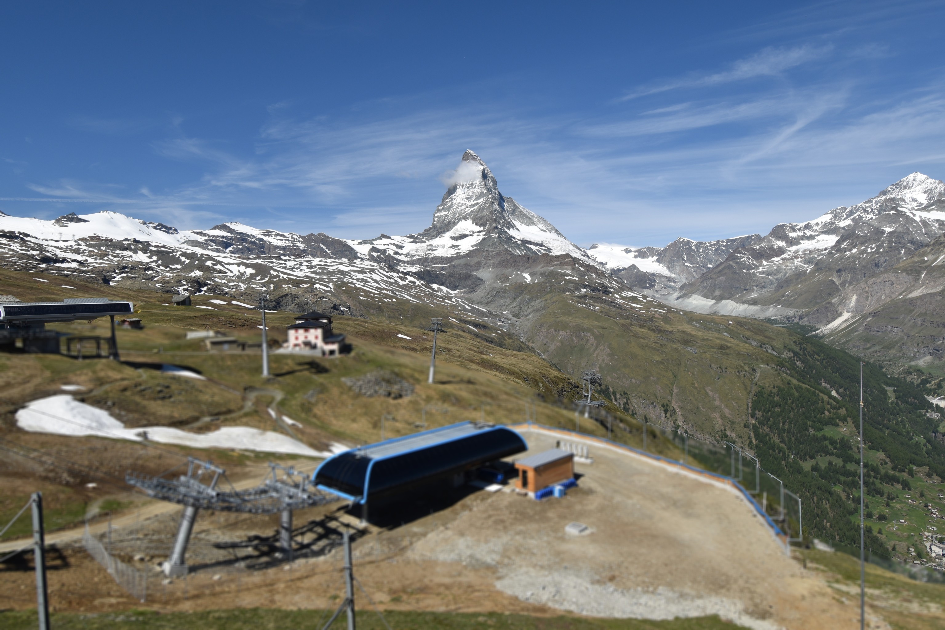 Archiv Foto Webcam Riffelberg Panorama Zermatt