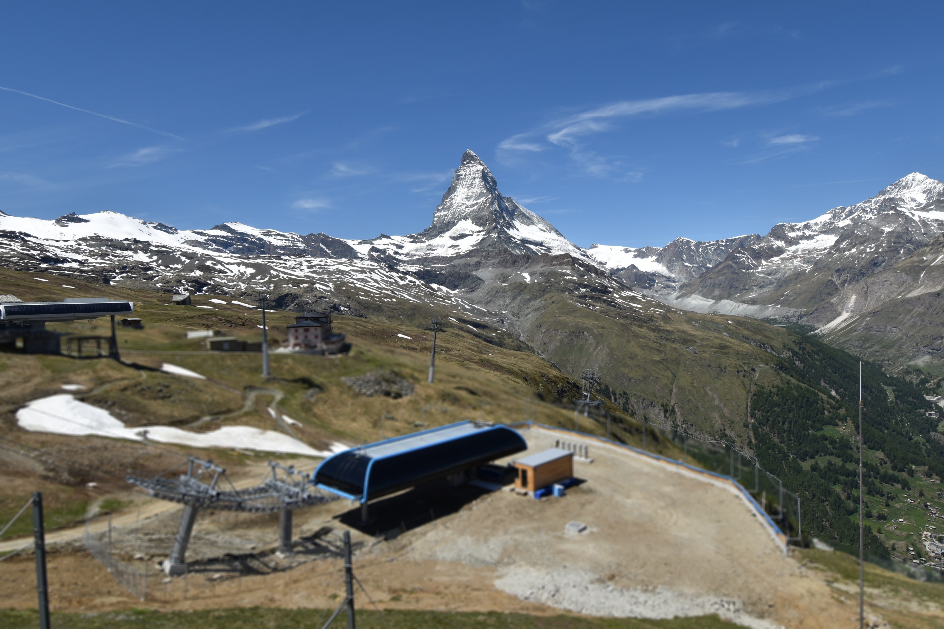 Archiv Foto Webcam Riffelberg Panorama Zermatt