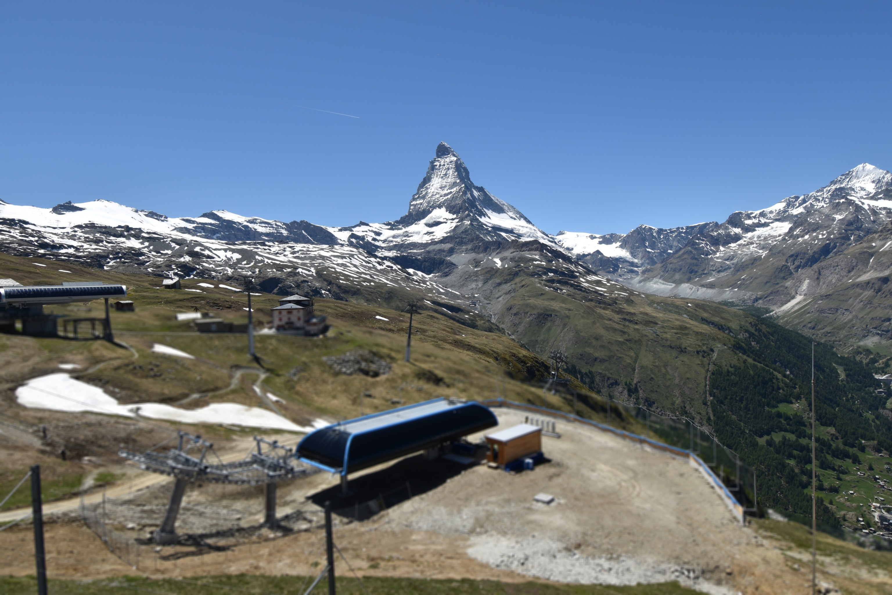 Archiv Foto Webcam Riffelberg Panorama Zermatt