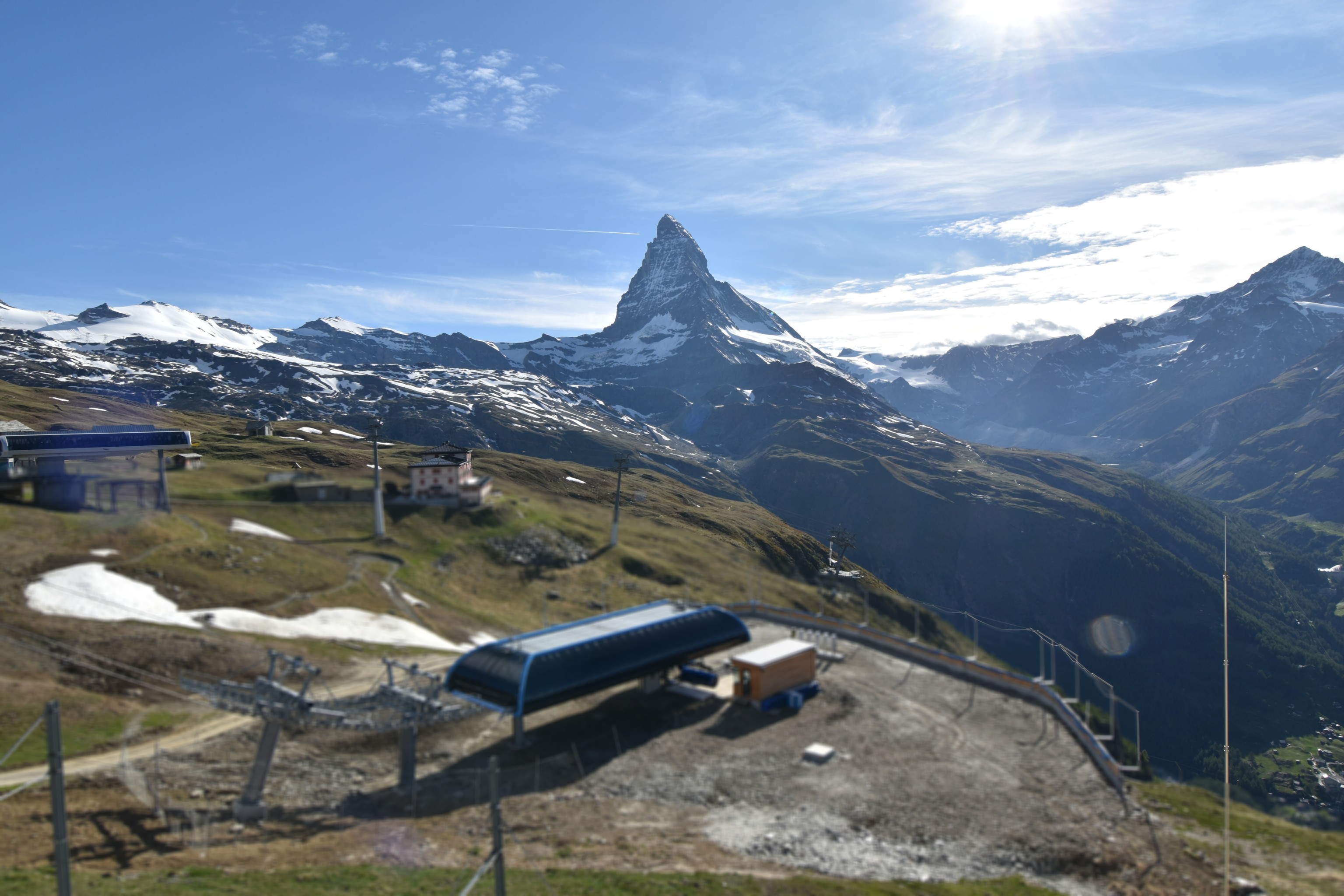 Archiv Foto Webcam Riffelberg Panorama Zermatt