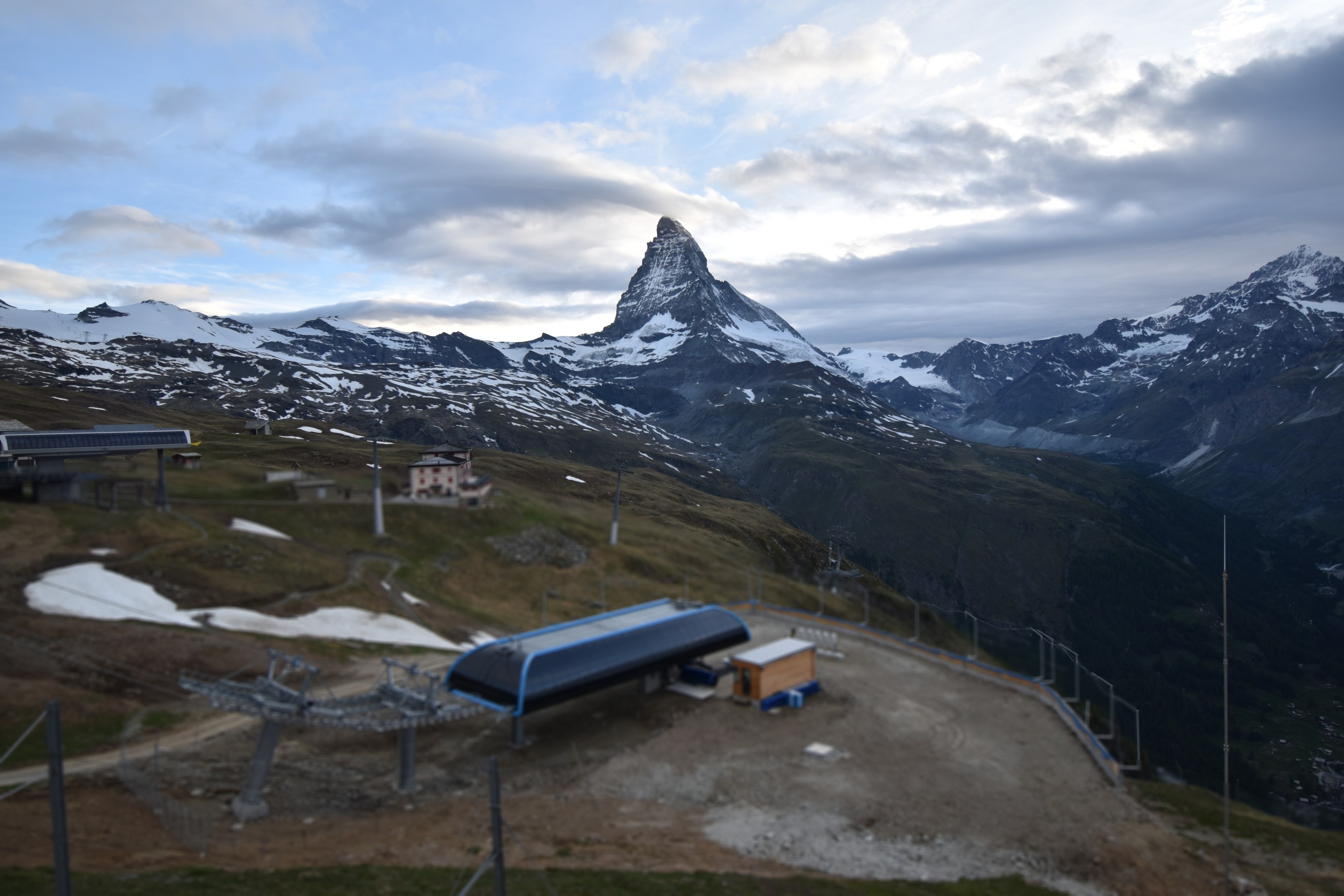 Archiv Foto Webcam Riffelberg Panorama Zermatt