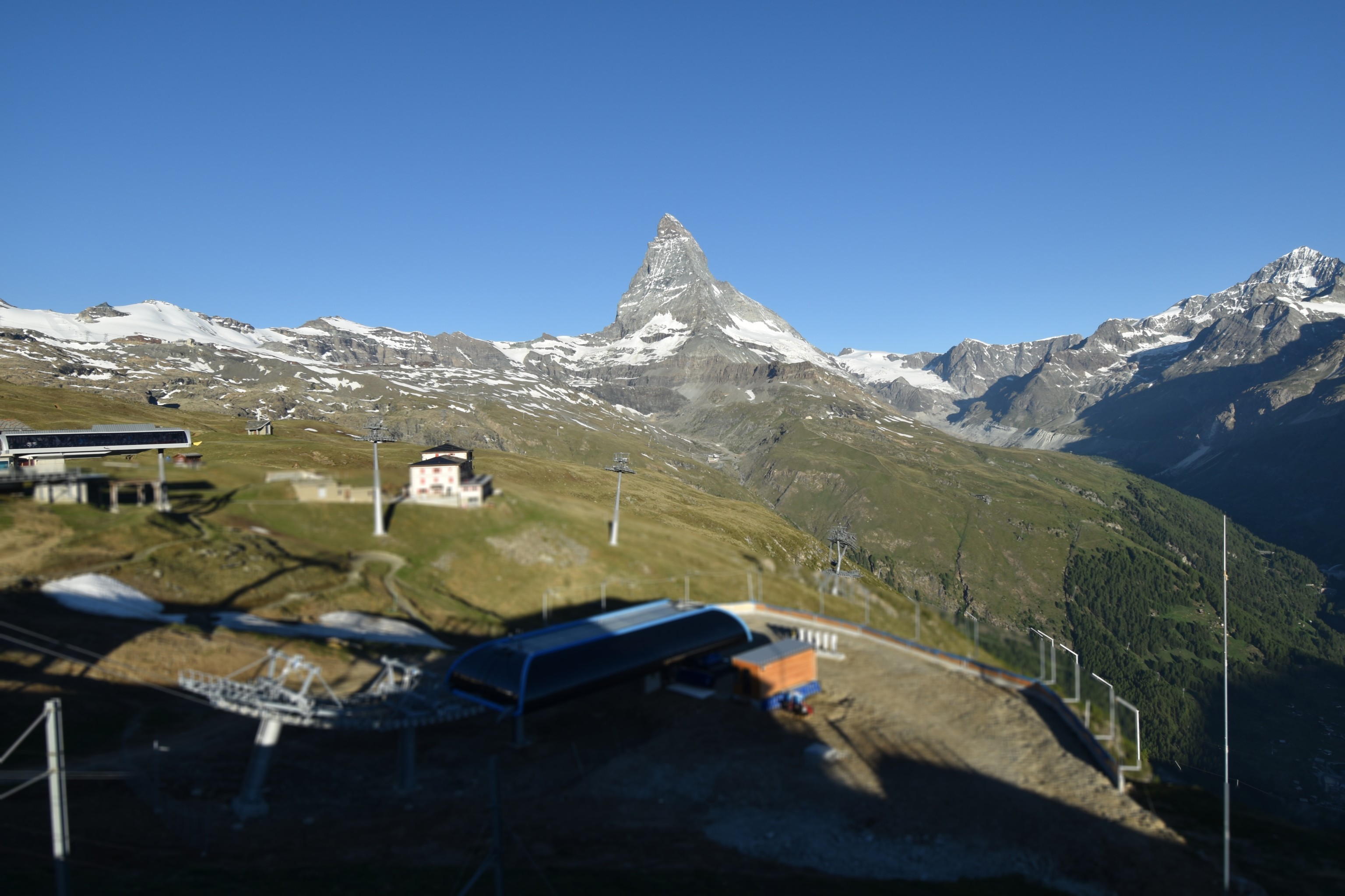 Archiv Foto Webcam Riffelberg Panorama Zermatt