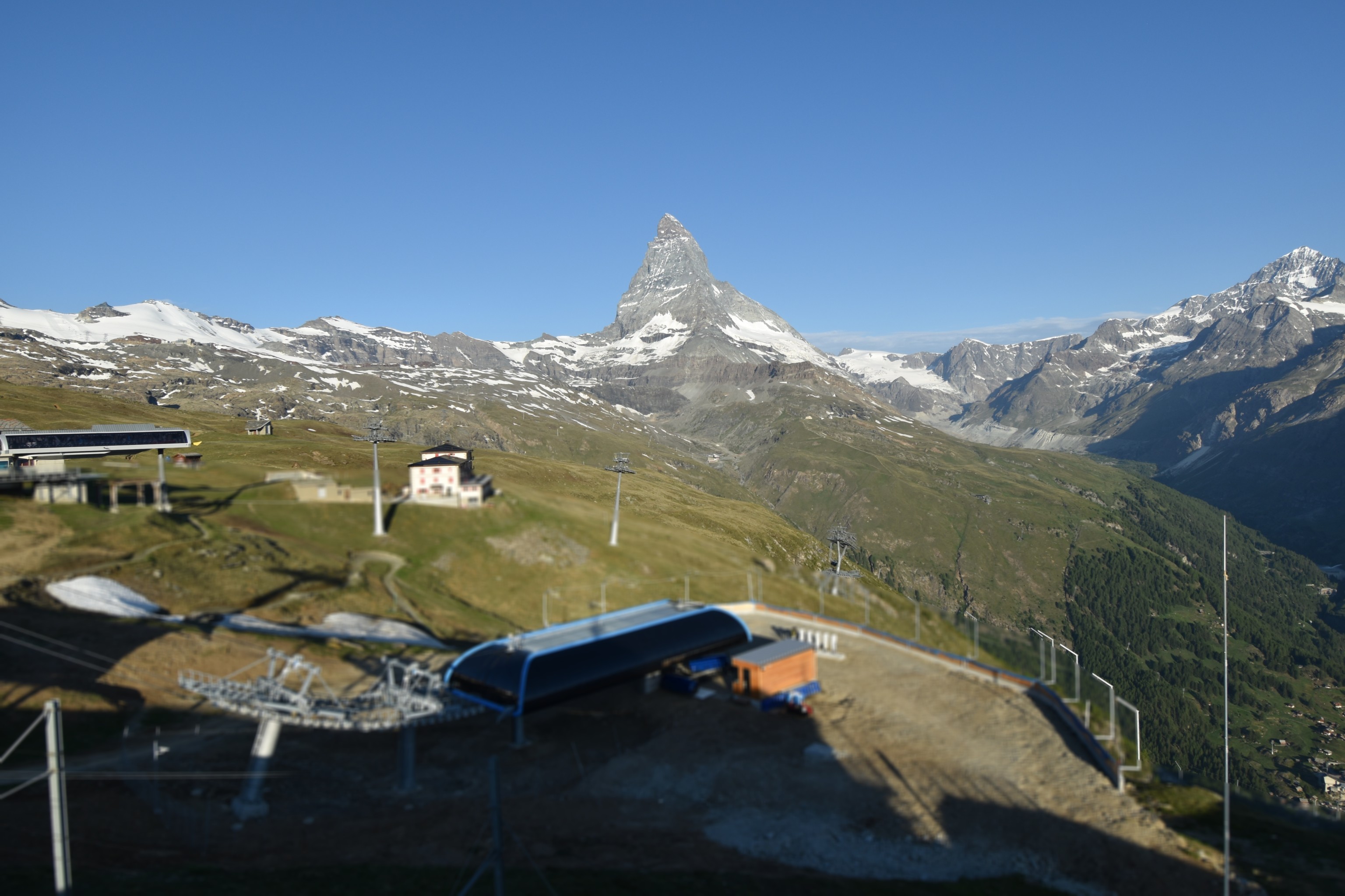 Archiv Foto Webcam Riffelberg Panorama Zermatt