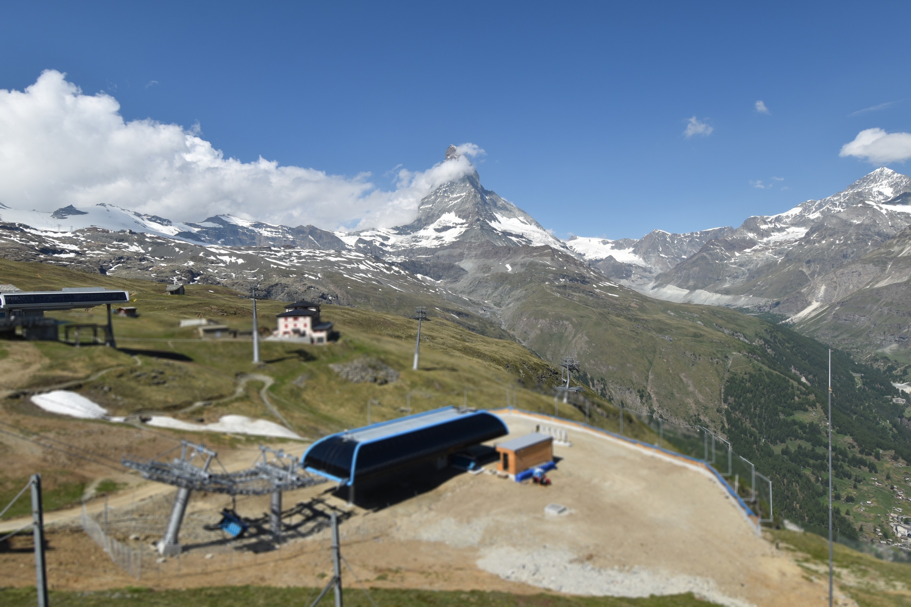 Archiv Foto Webcam Riffelberg Panorama Zermatt