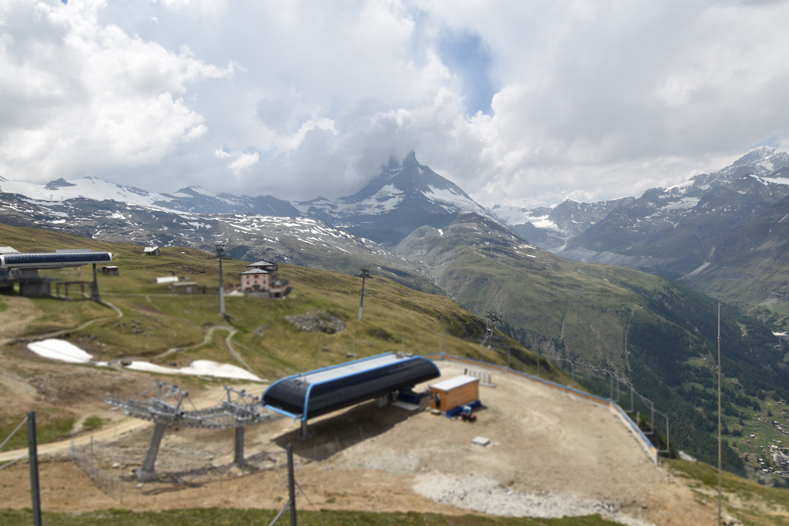 Archiv Foto Webcam Riffelberg Panorama Zermatt
