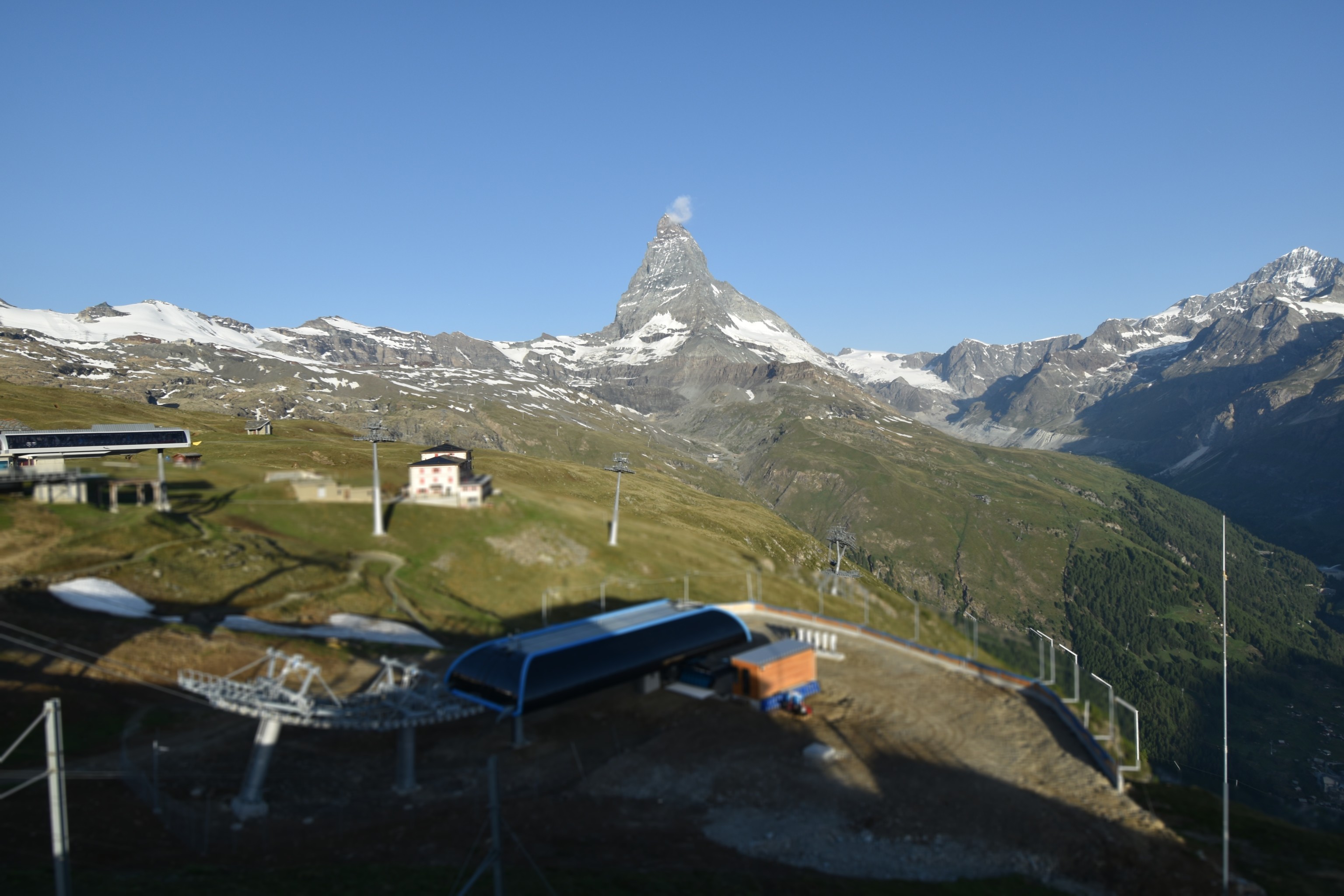 Archiv Foto Webcam Riffelberg Panorama Zermatt