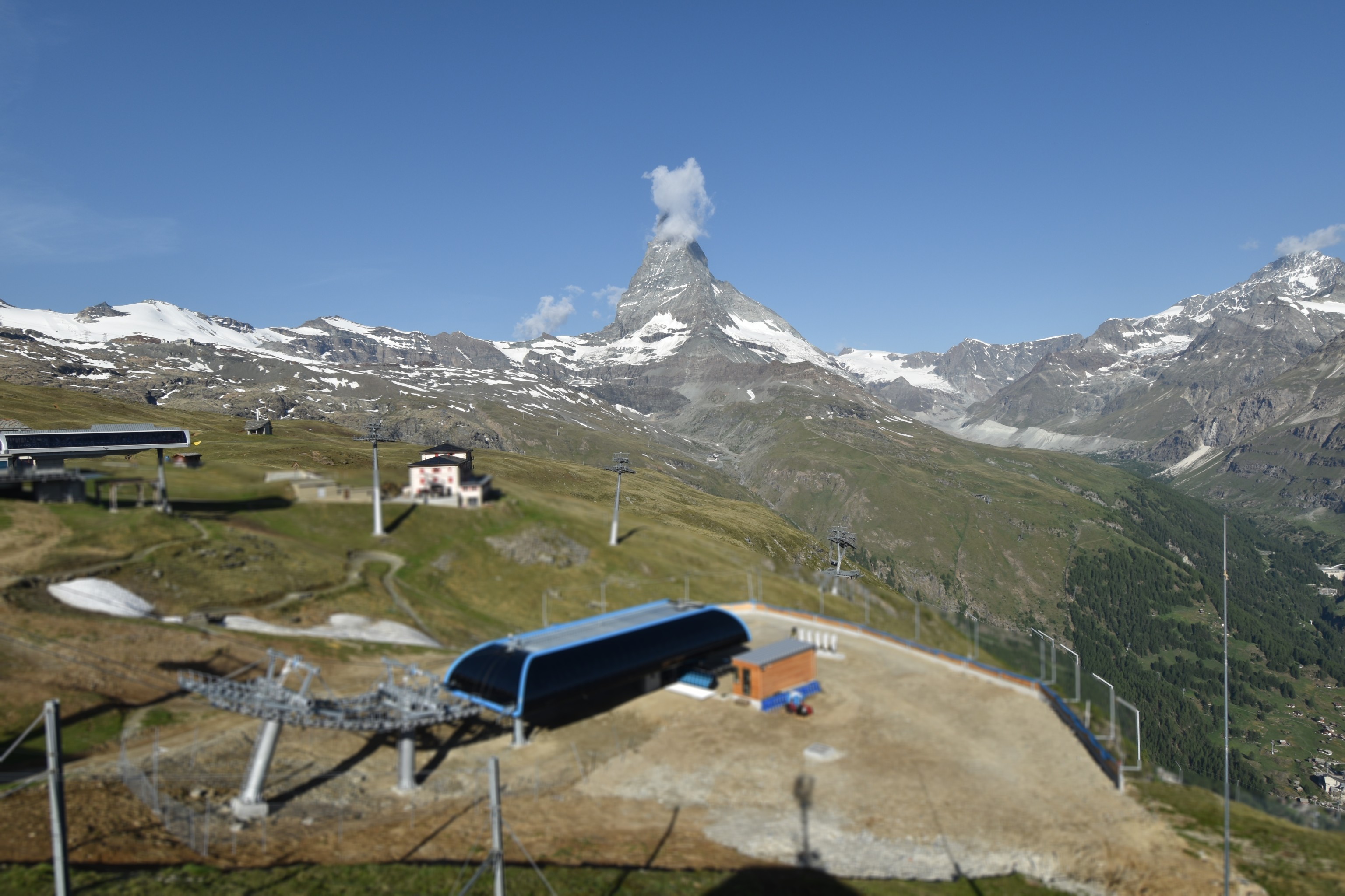 Archiv Foto Webcam Riffelberg Panorama Zermatt