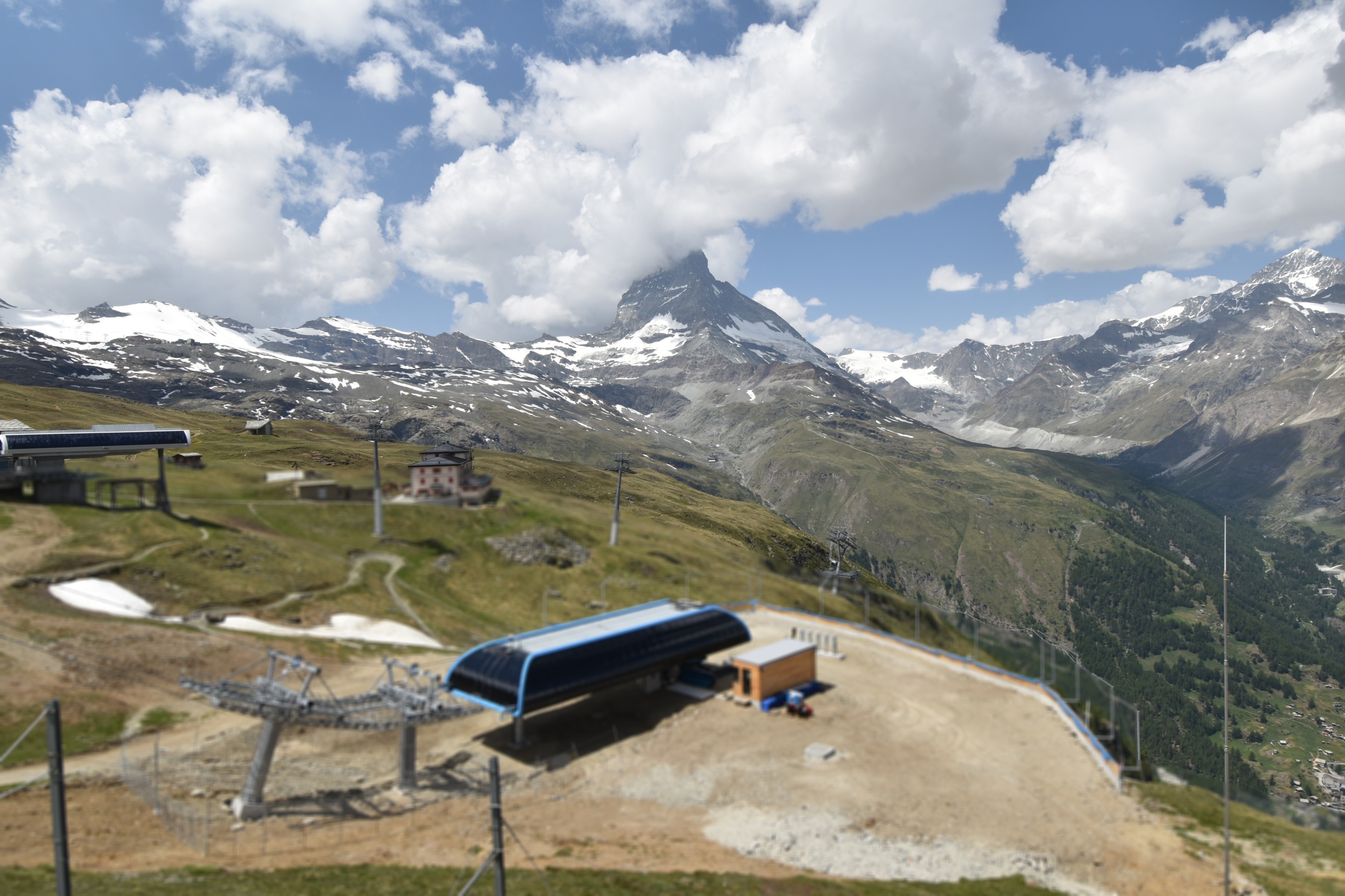 Archiv Foto Webcam Riffelberg Panorama Zermatt