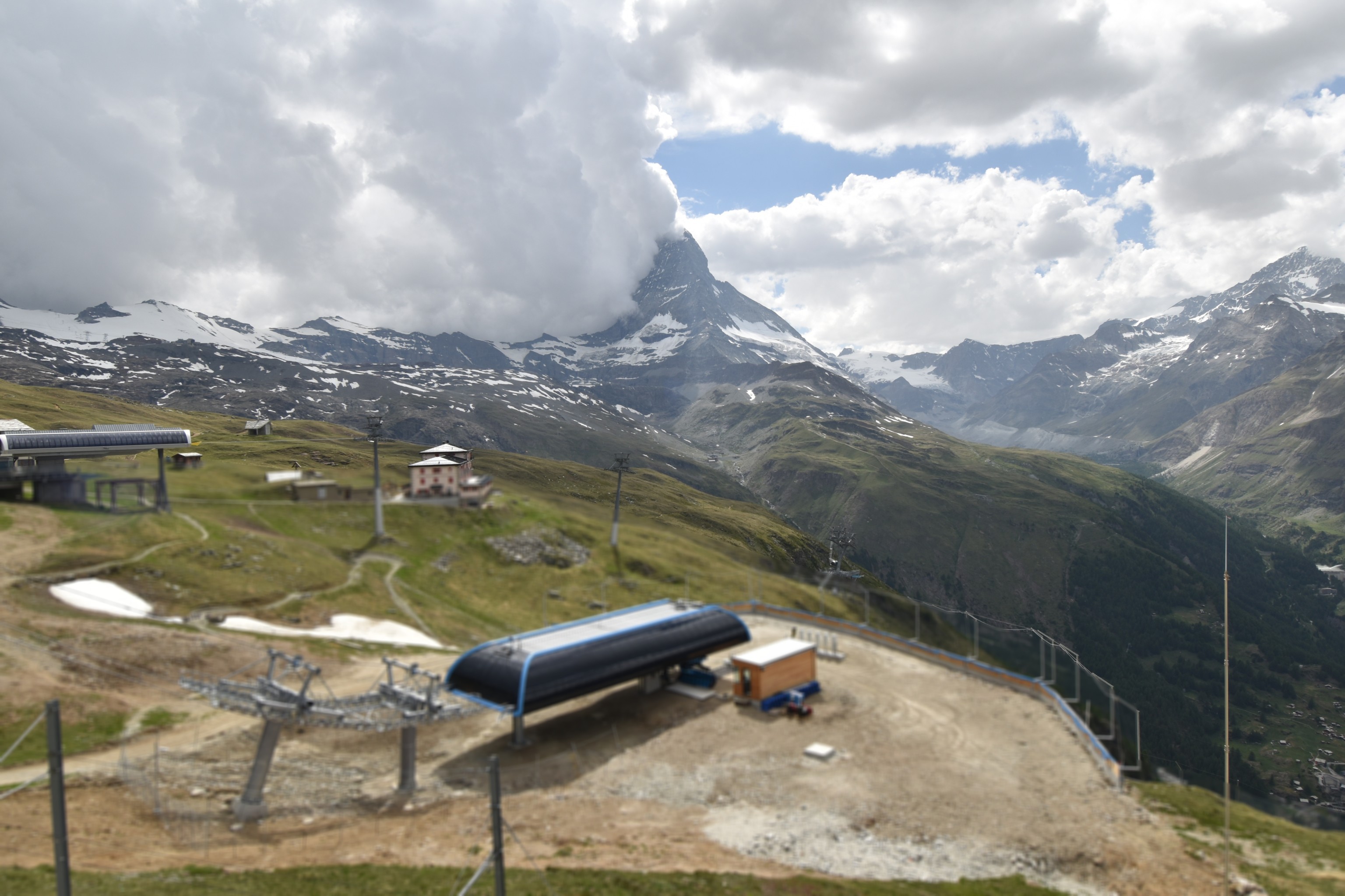 Archiv Foto Webcam Riffelberg Panorama Zermatt