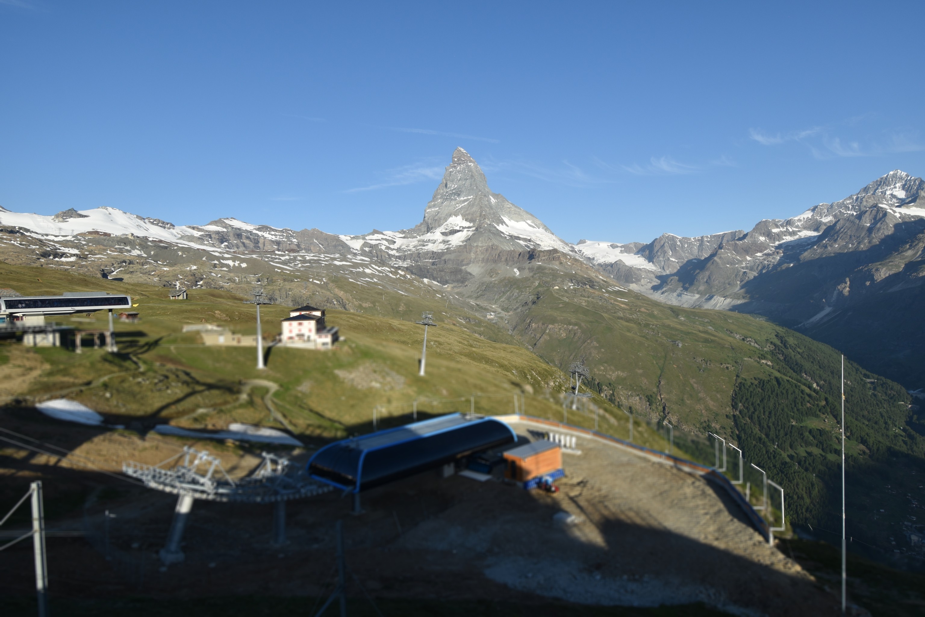 Archiv Foto Webcam Riffelberg Panorama Zermatt