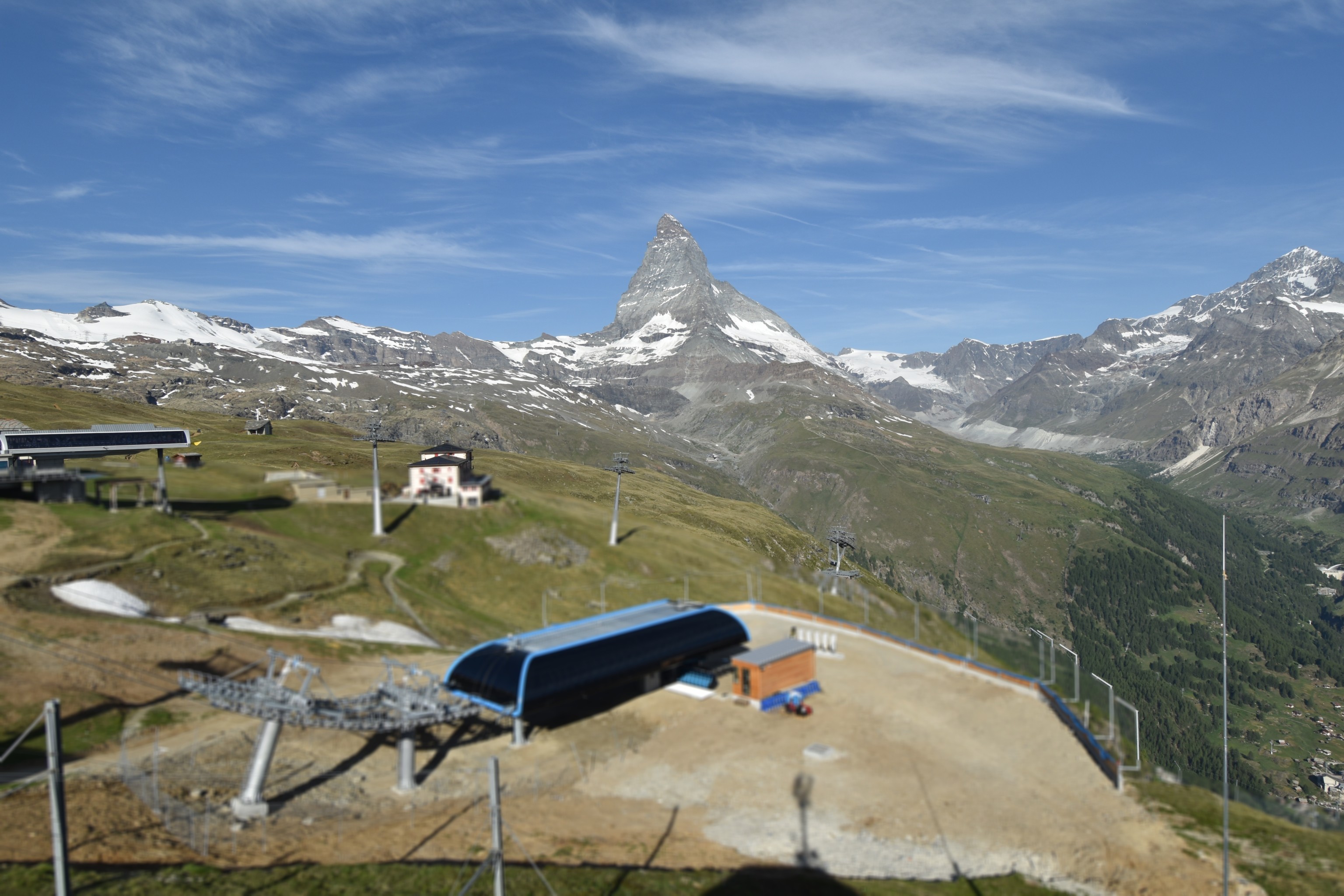Archiv Foto Webcam Riffelberg Panorama Zermatt