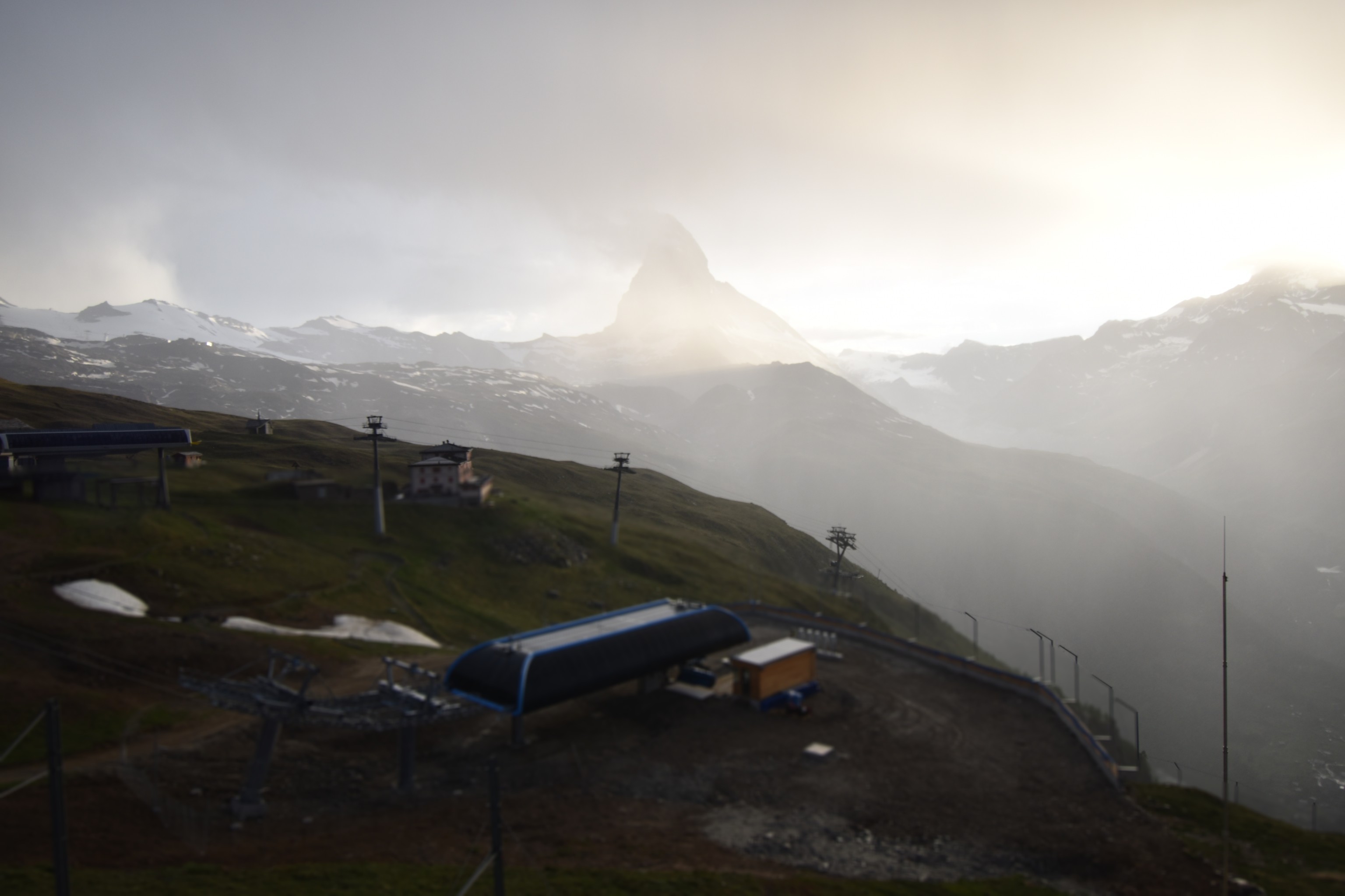 Archiv Foto Webcam Riffelberg Panorama Zermatt
