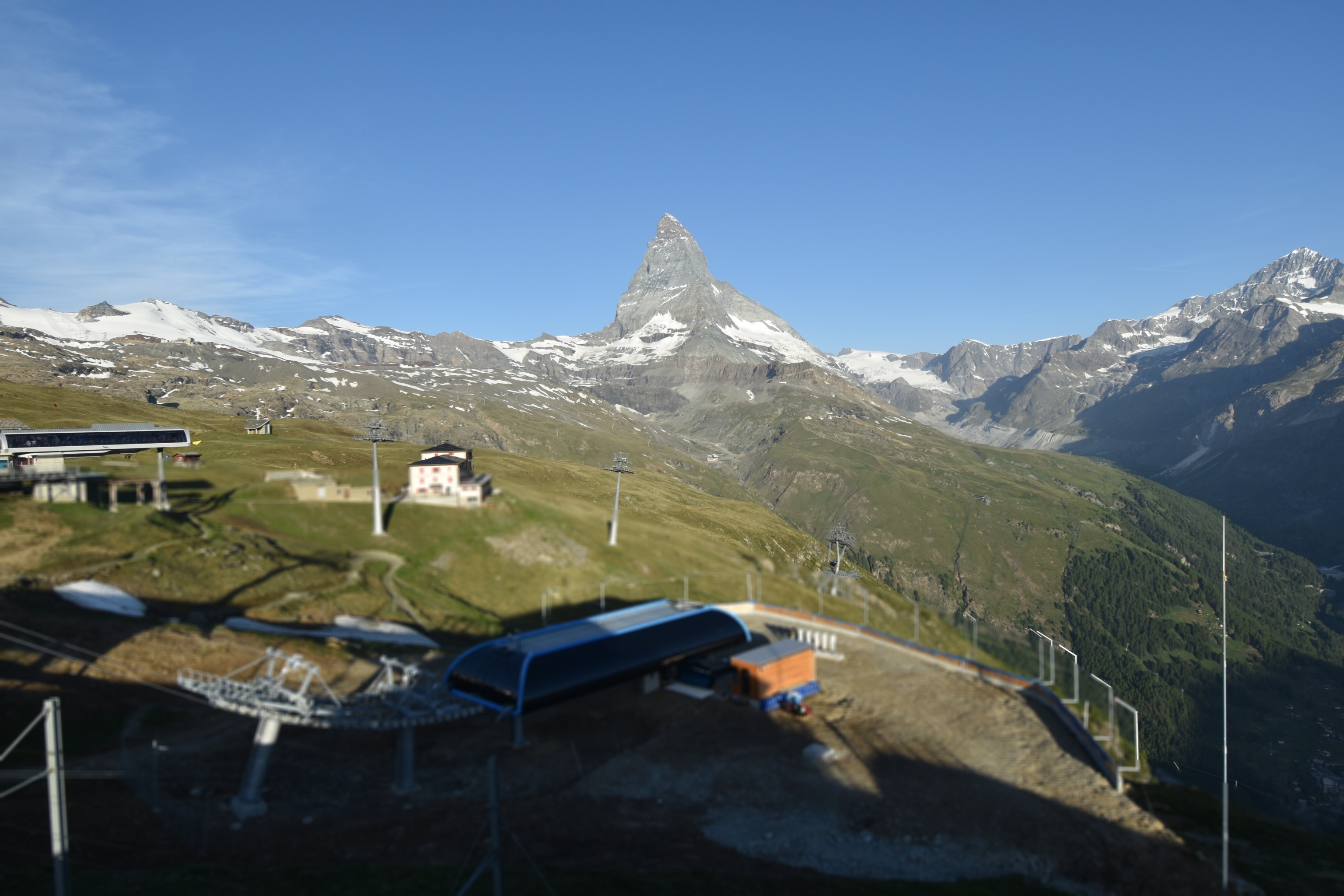 Archiv Foto Webcam Riffelberg Panorama Zermatt
