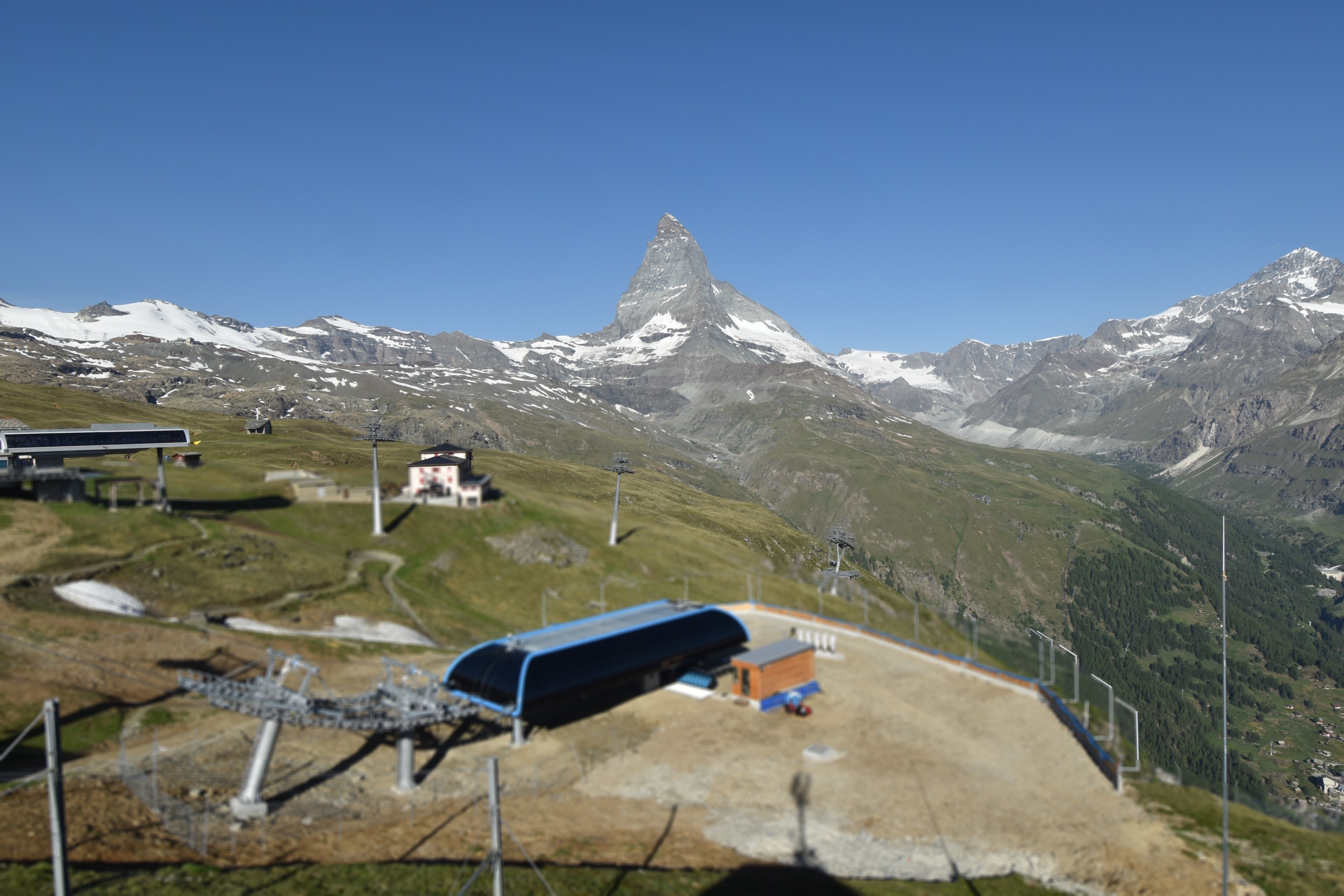 Archiv Foto Webcam Riffelberg Panorama Zermatt