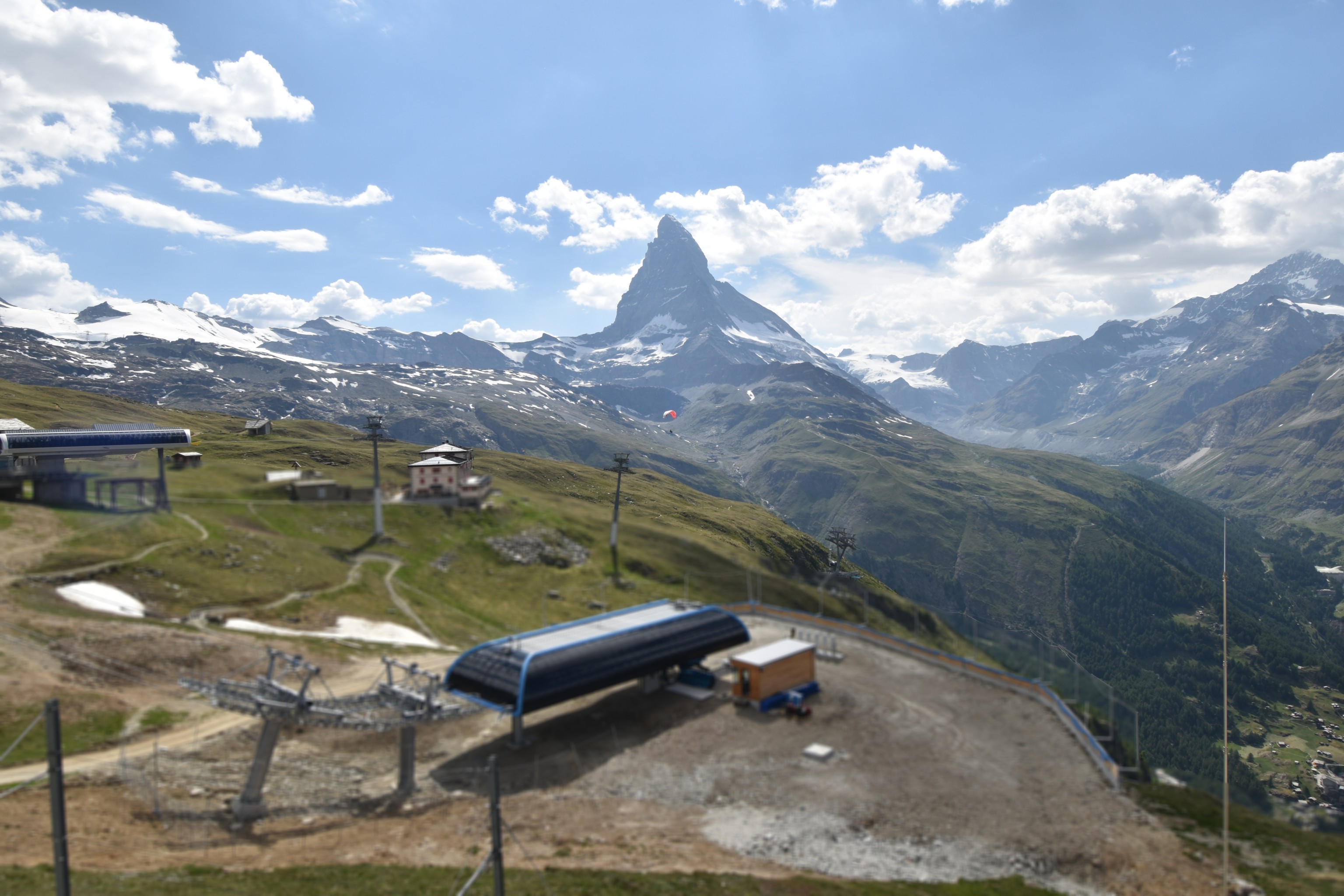 Archiv Foto Webcam Riffelberg Panorama Zermatt