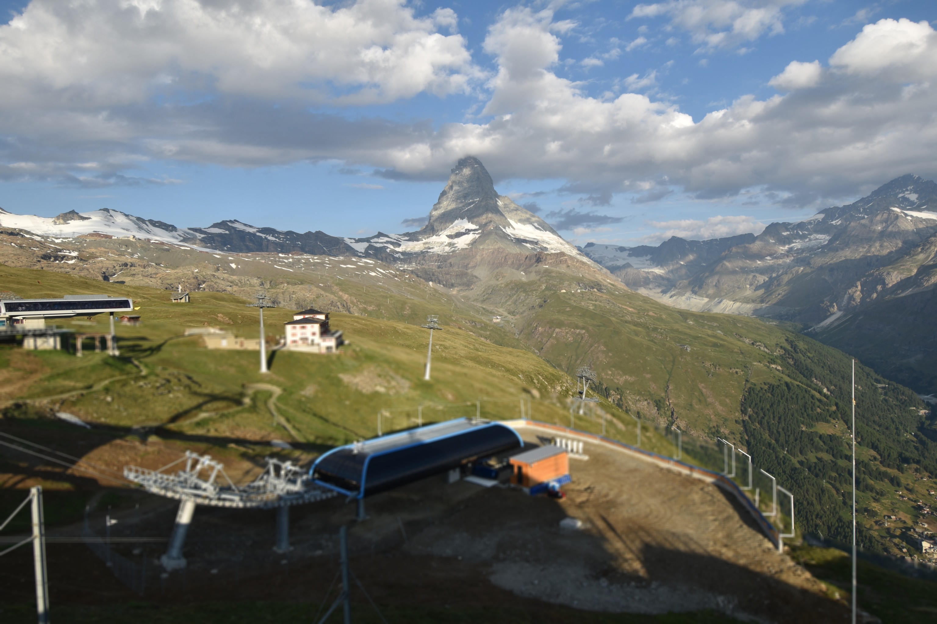Archiv Foto Webcam Riffelberg Panorama Zermatt