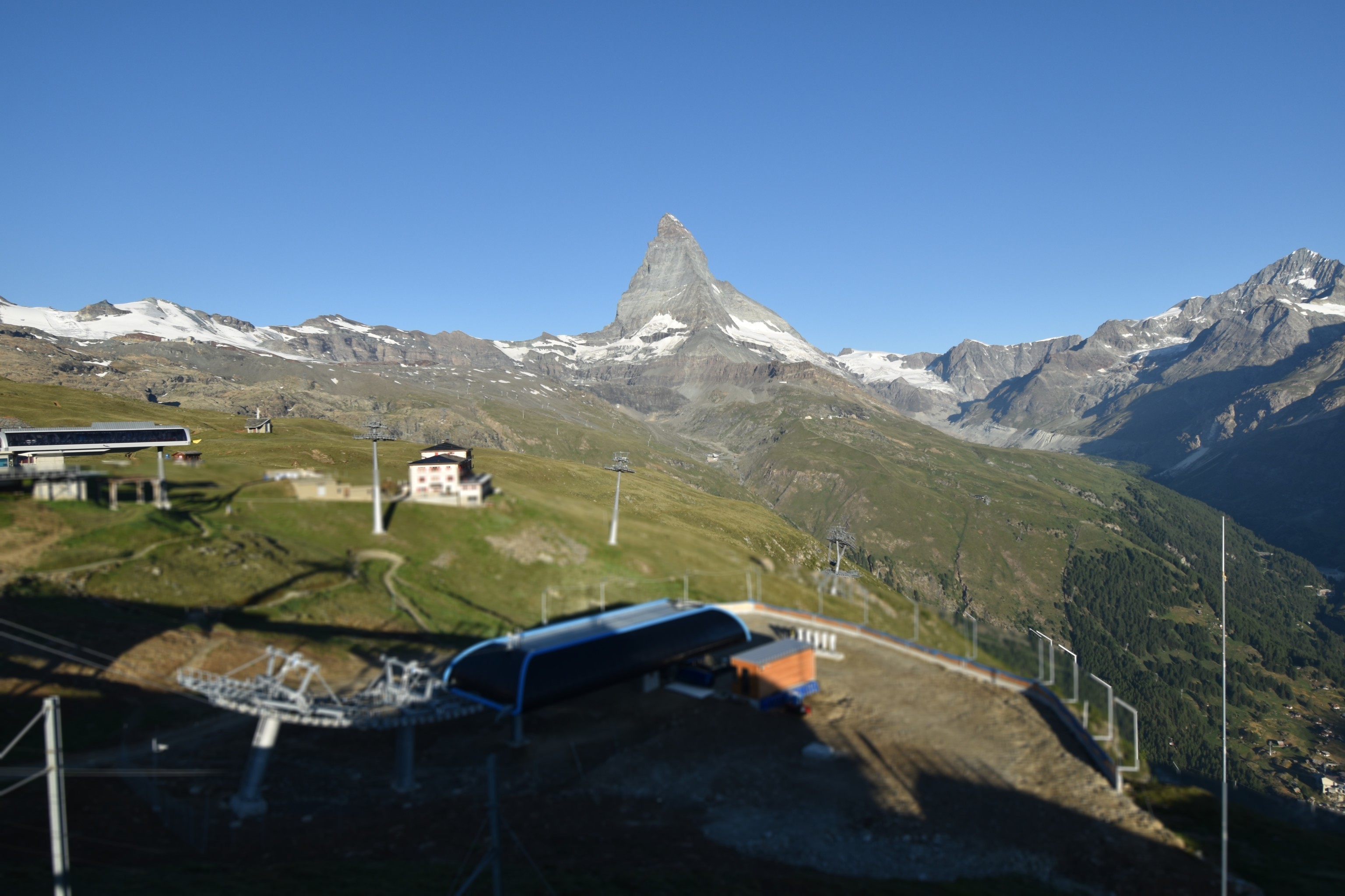 Archiv Foto Webcam Riffelberg Panorama Zermatt