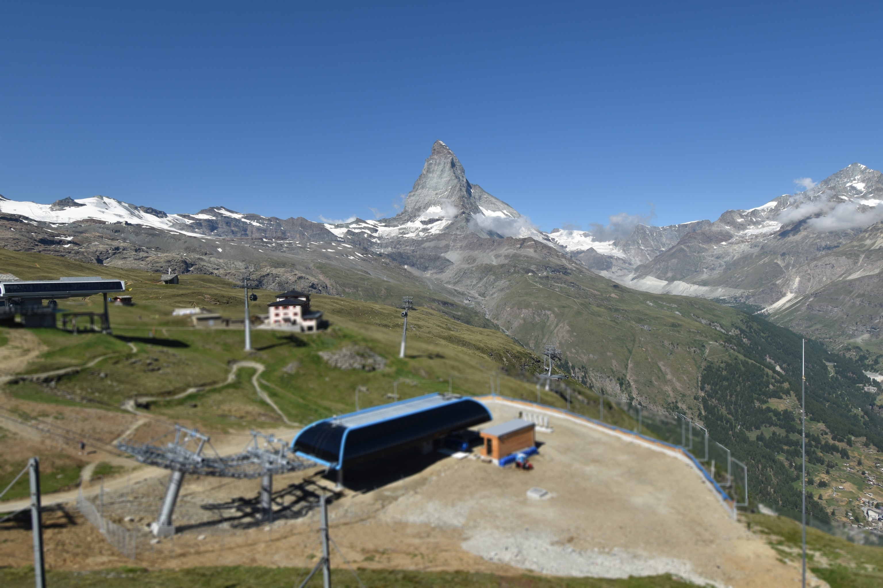 Archiv Foto Webcam Riffelberg Panorama Zermatt