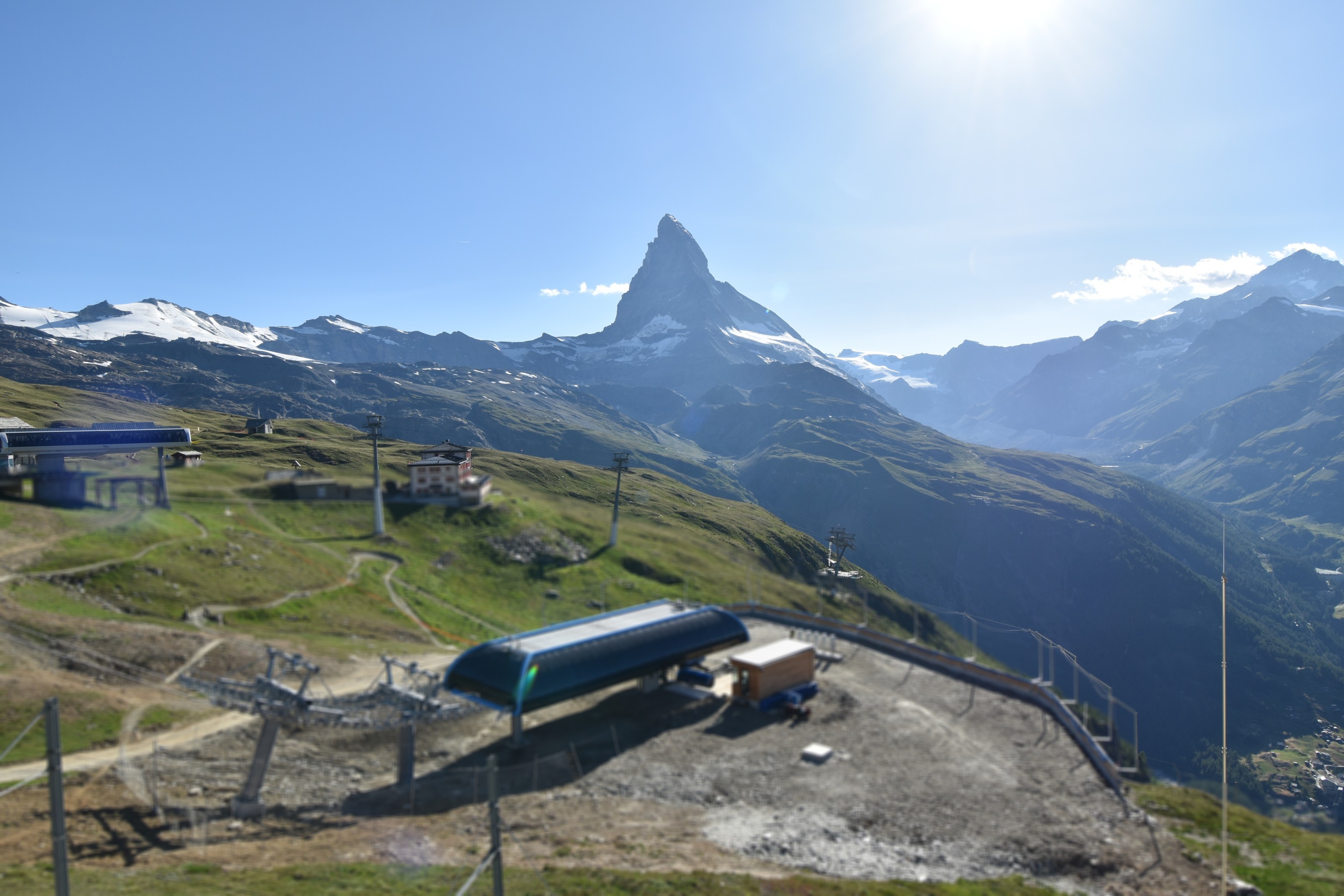 Archiv Foto Webcam Riffelberg Panorama Zermatt