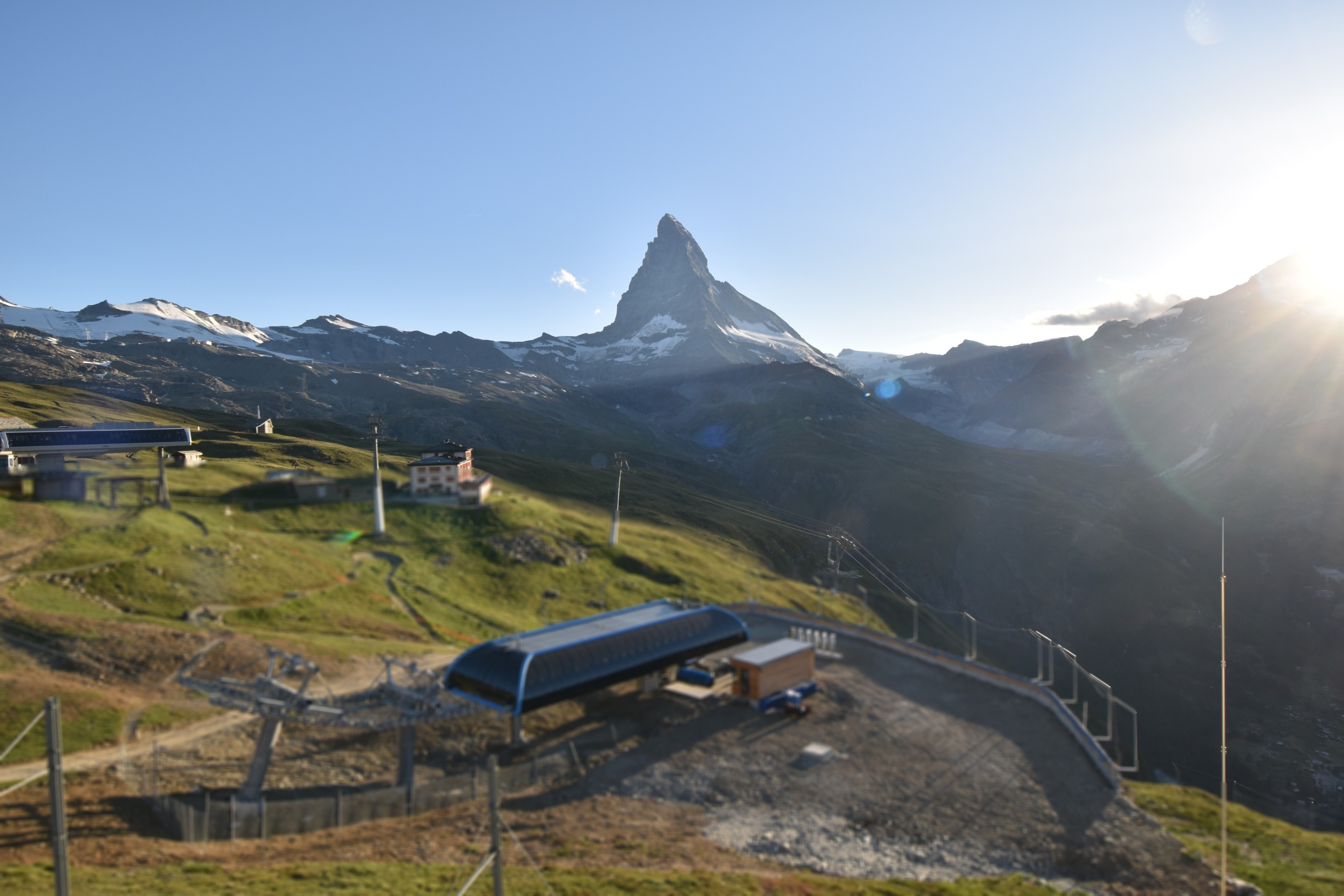 Archiv Foto Webcam Riffelberg Panorama Zermatt
