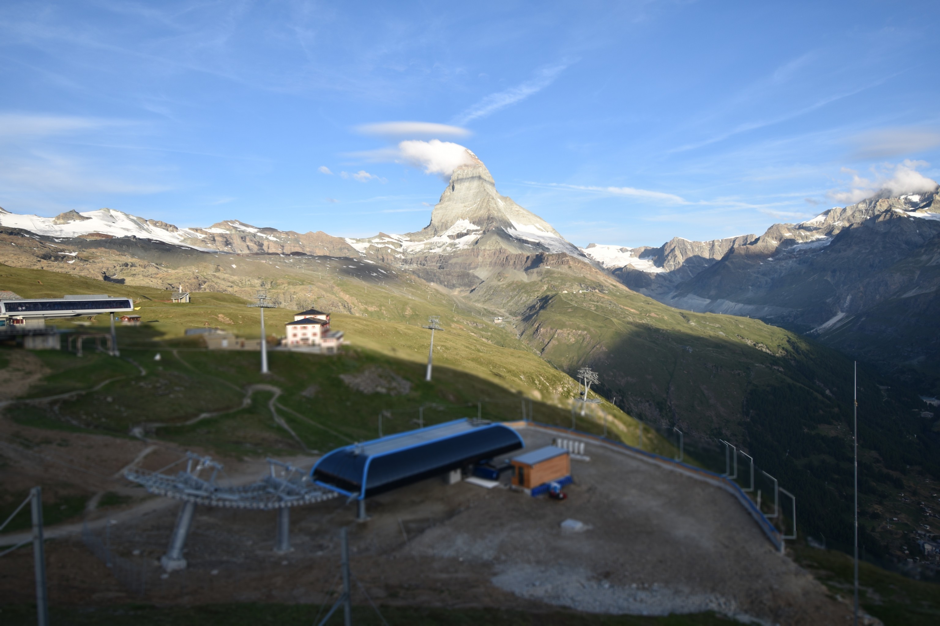 Archiv Foto Webcam Riffelberg Panorama Zermatt