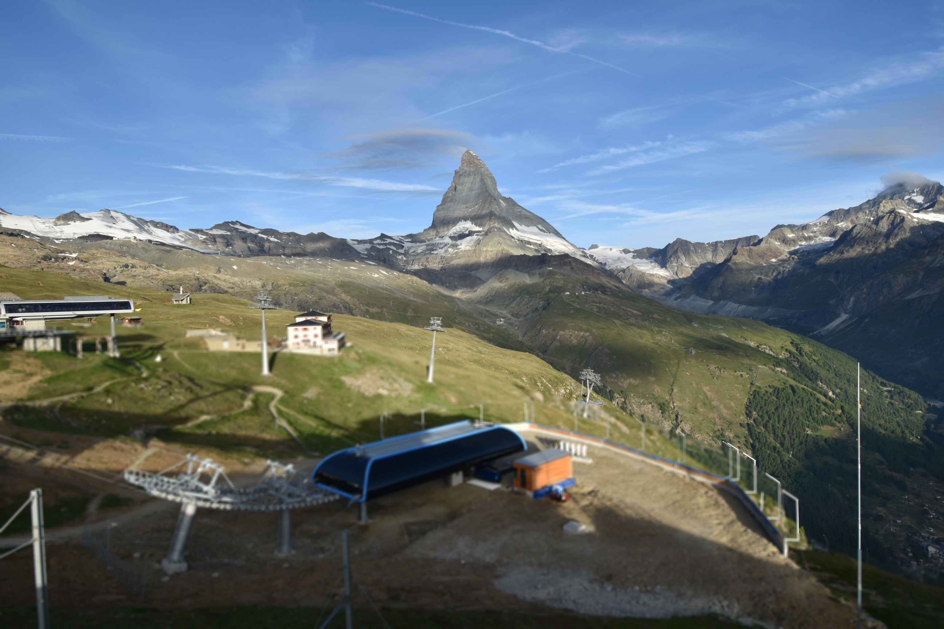 Archiv Foto Webcam Riffelberg Panorama Zermatt