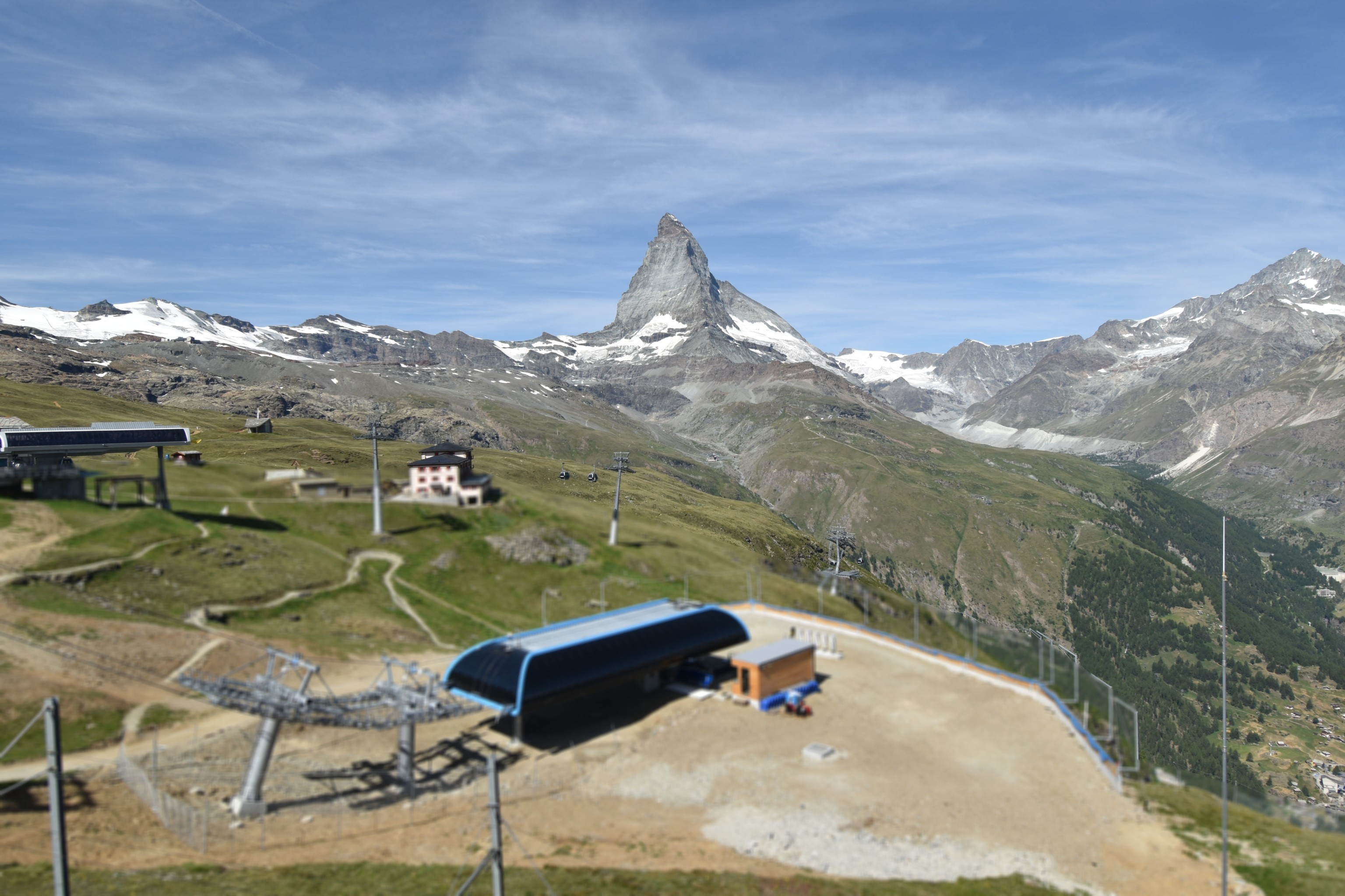 Archiv Foto Webcam Riffelberg Panorama Zermatt