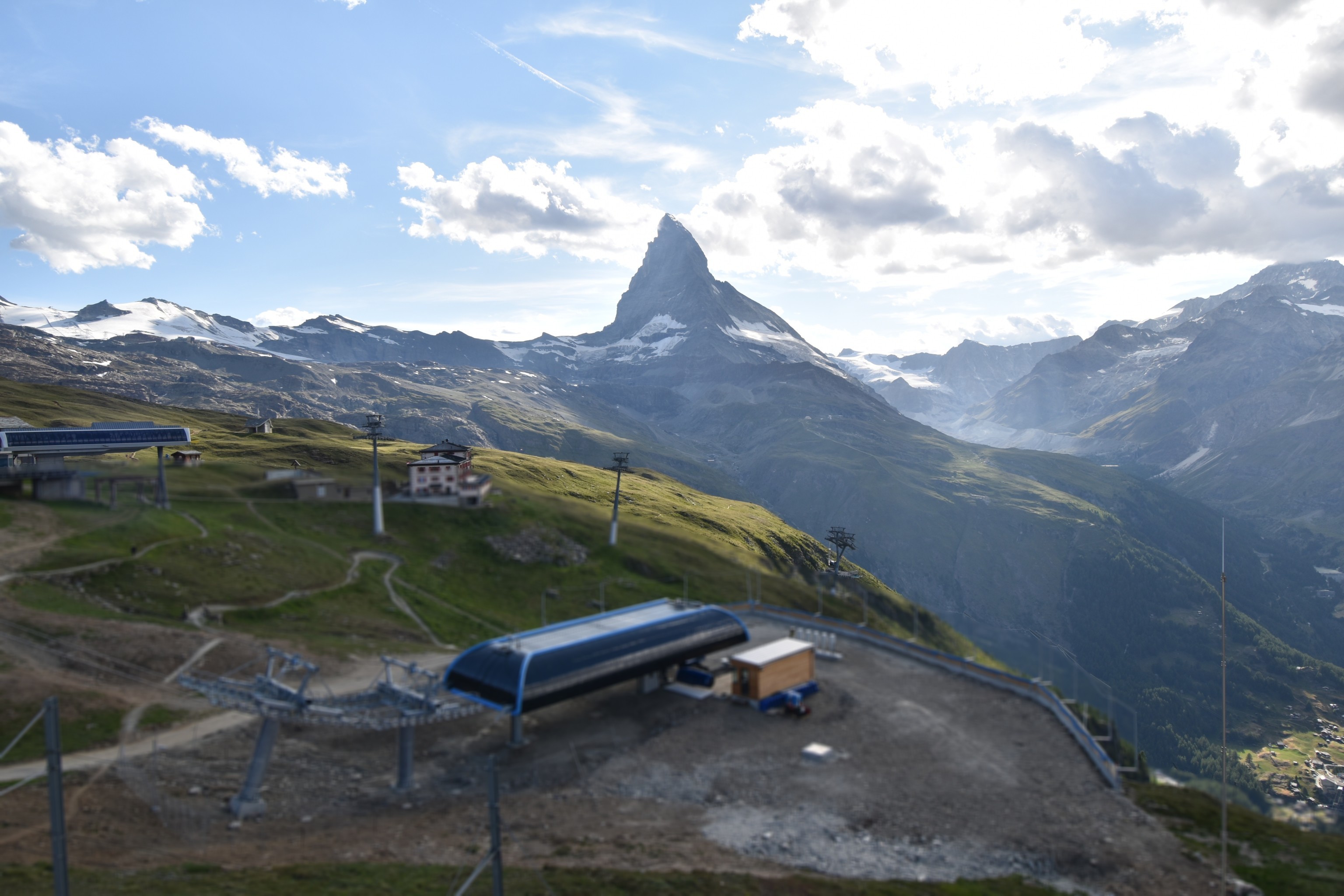 Archiv Foto Webcam Riffelberg Panorama Zermatt