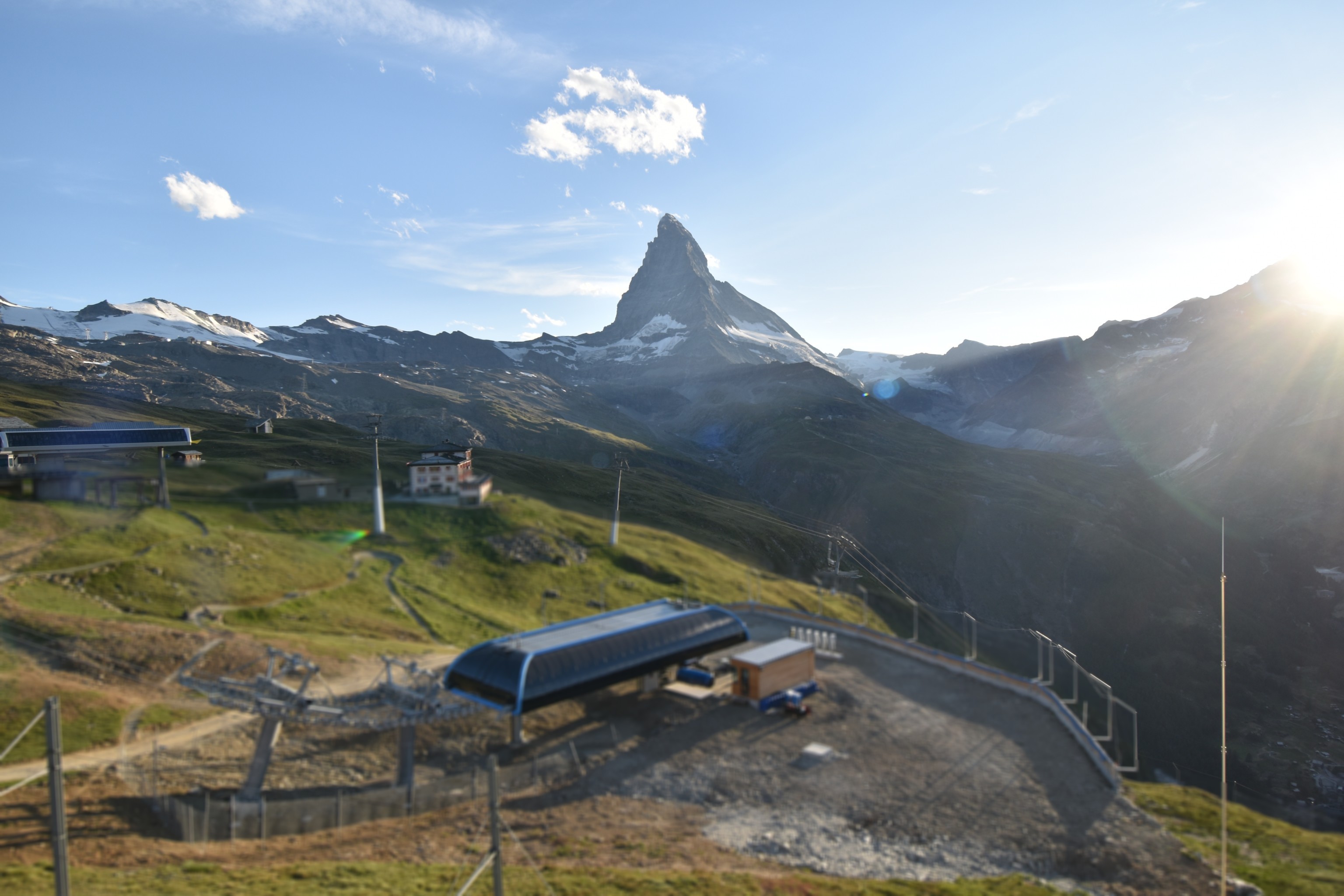 Archiv Foto Webcam Riffelberg Panorama Zermatt